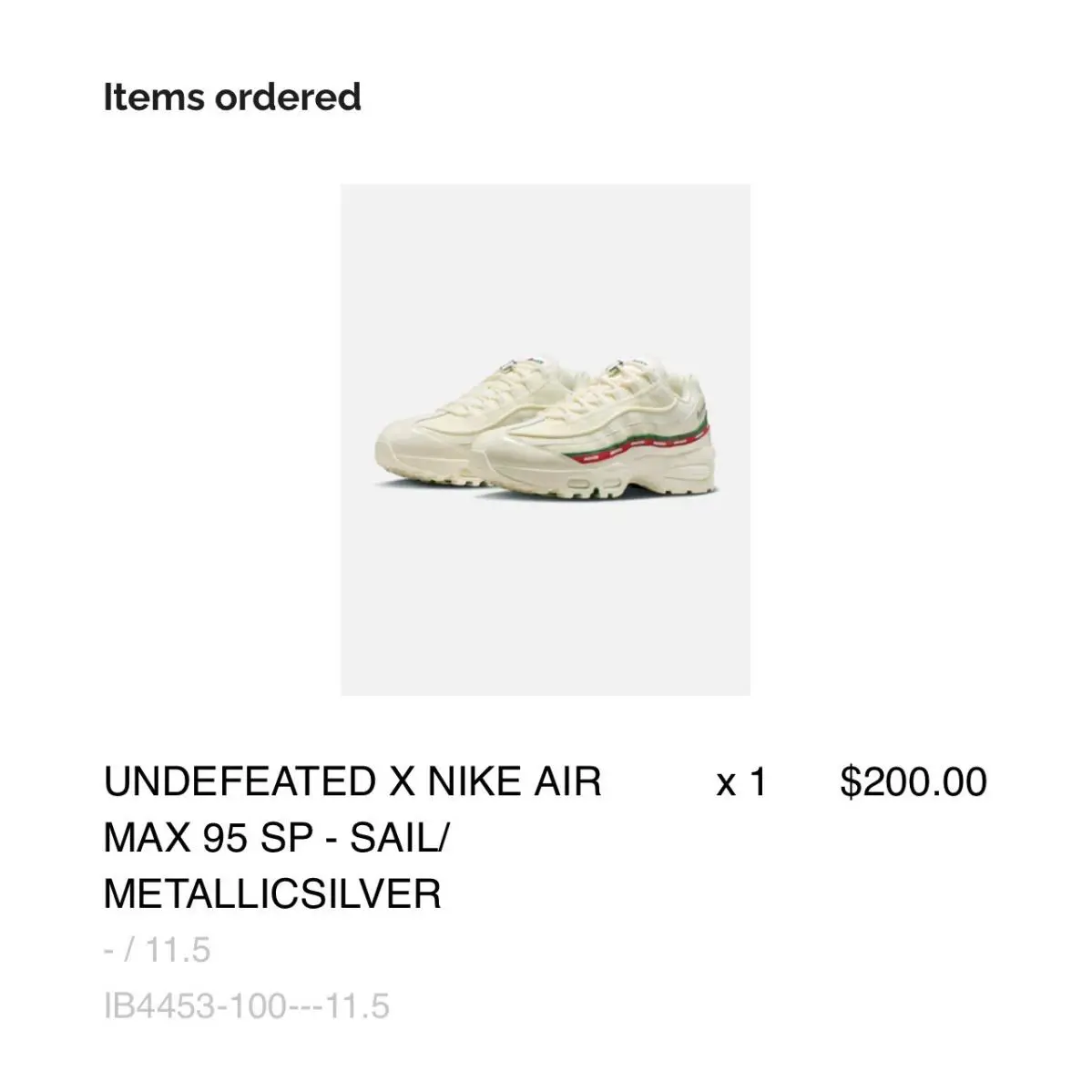 Nike shoes - Nike Air Max 95 - Air Max - IB4453-100 - White 7