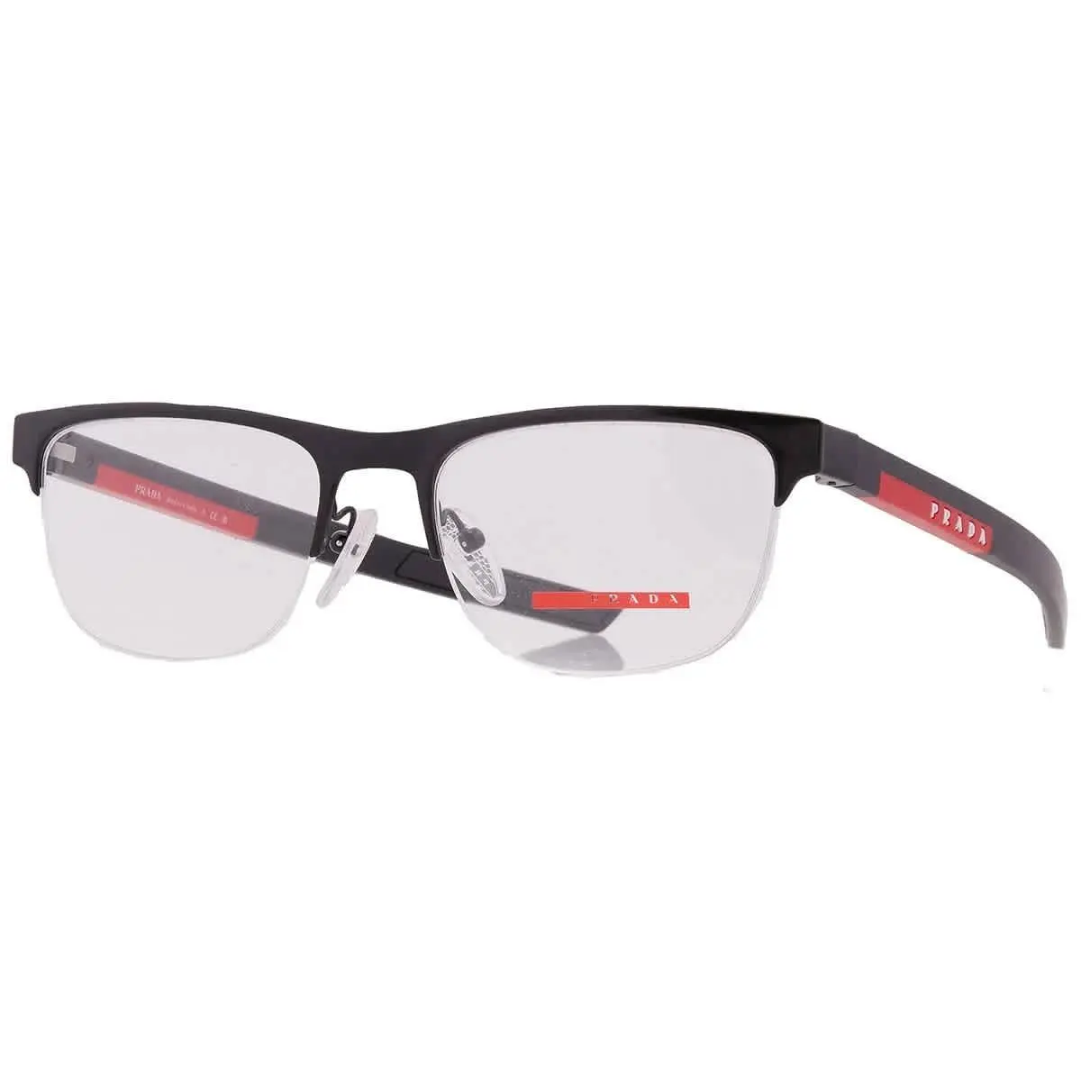 Prada Eyeglasses Optical Frame PS51QV 1BO1O1 55 Black Frame / Demo Lens