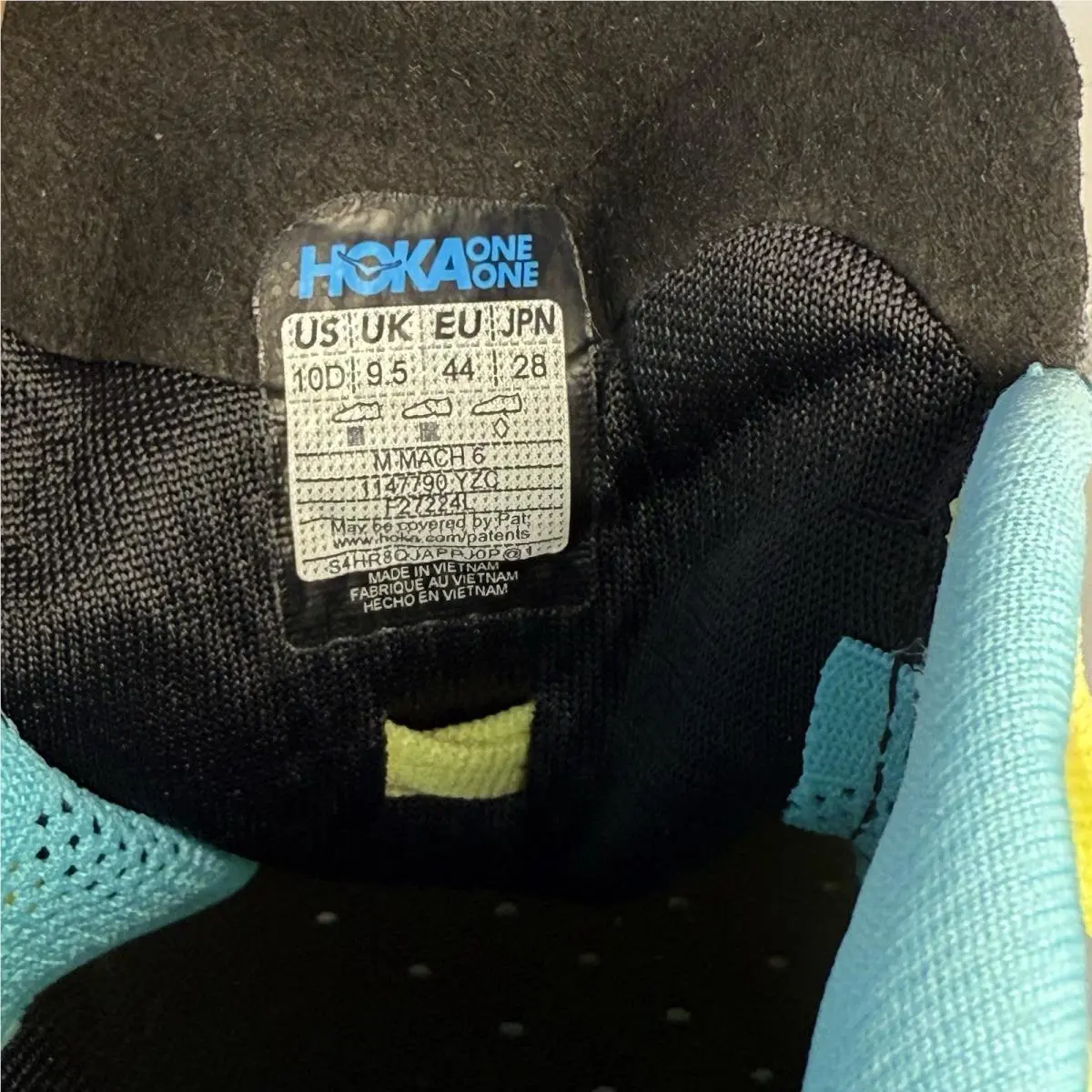 Hoka shoes - Hoka One One Mach 6 - 1141790-YZC - Yellow 8