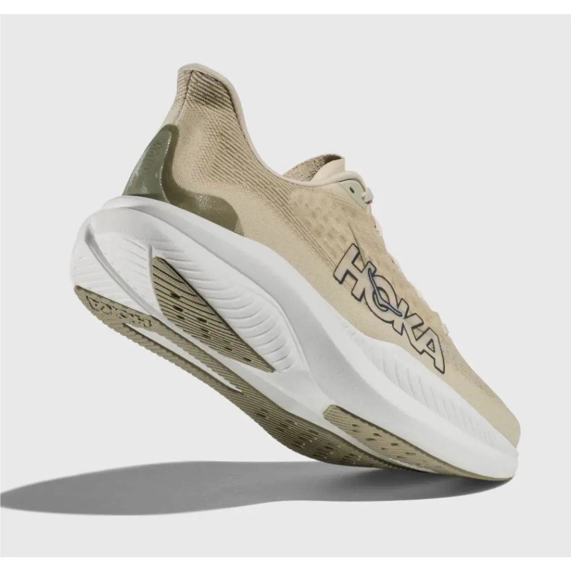 Hoka shoes - Hoha One One Mach 6 - 1147790-OKB - Beige (UPC: 197634099934) 2
