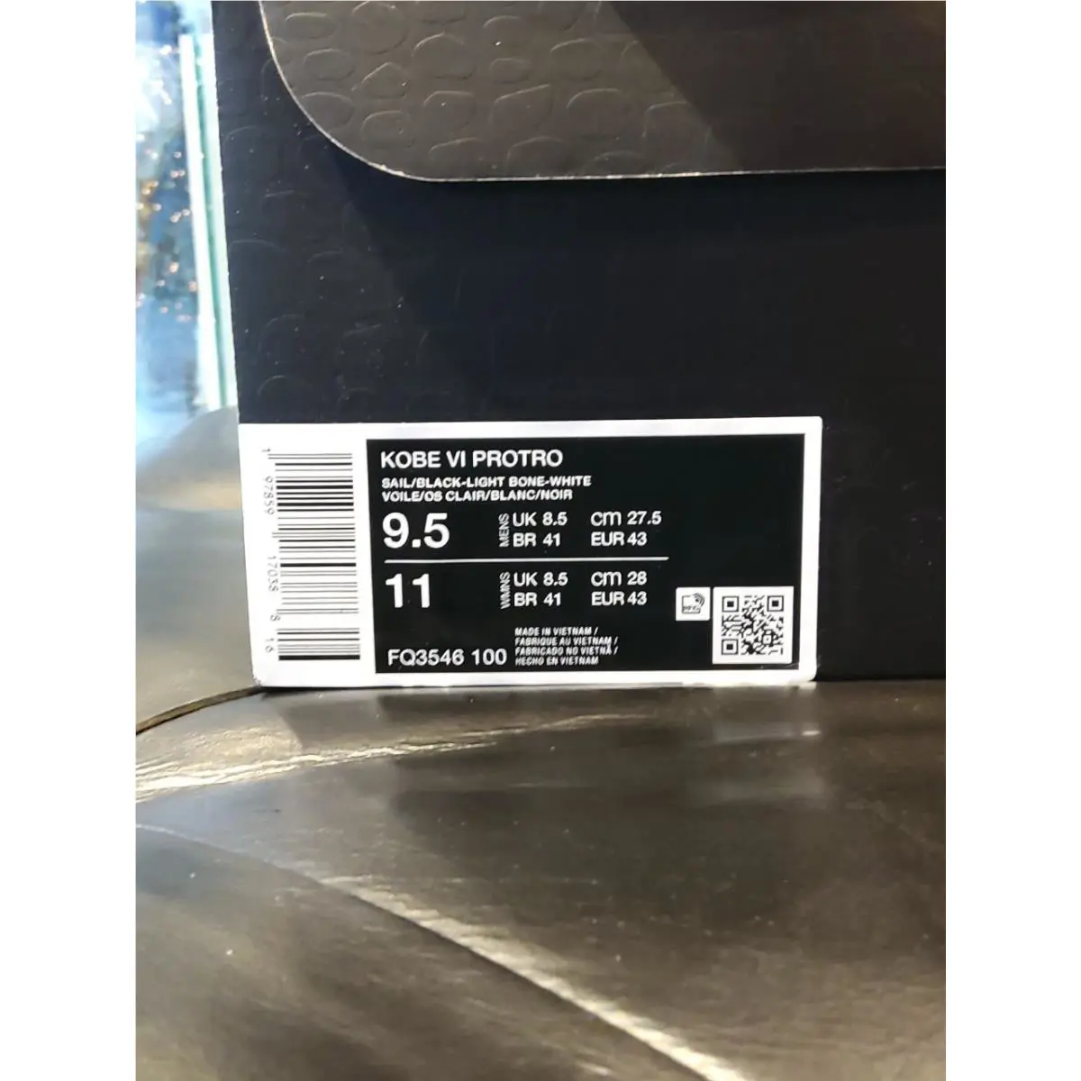 Nike shoes - Nike Zoom Kobe 6 - Zoom Kobe - FQ3546-100 - Ivory 4