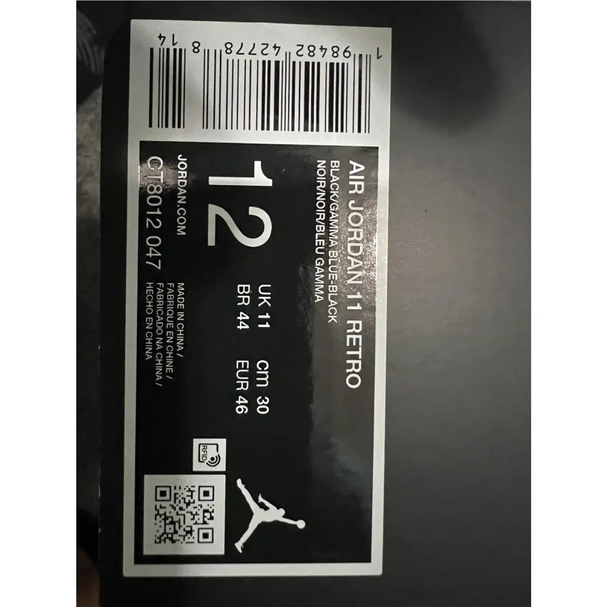 Nike shoes - Air Jordan 11 - Air - CT8012-047 - Black 3