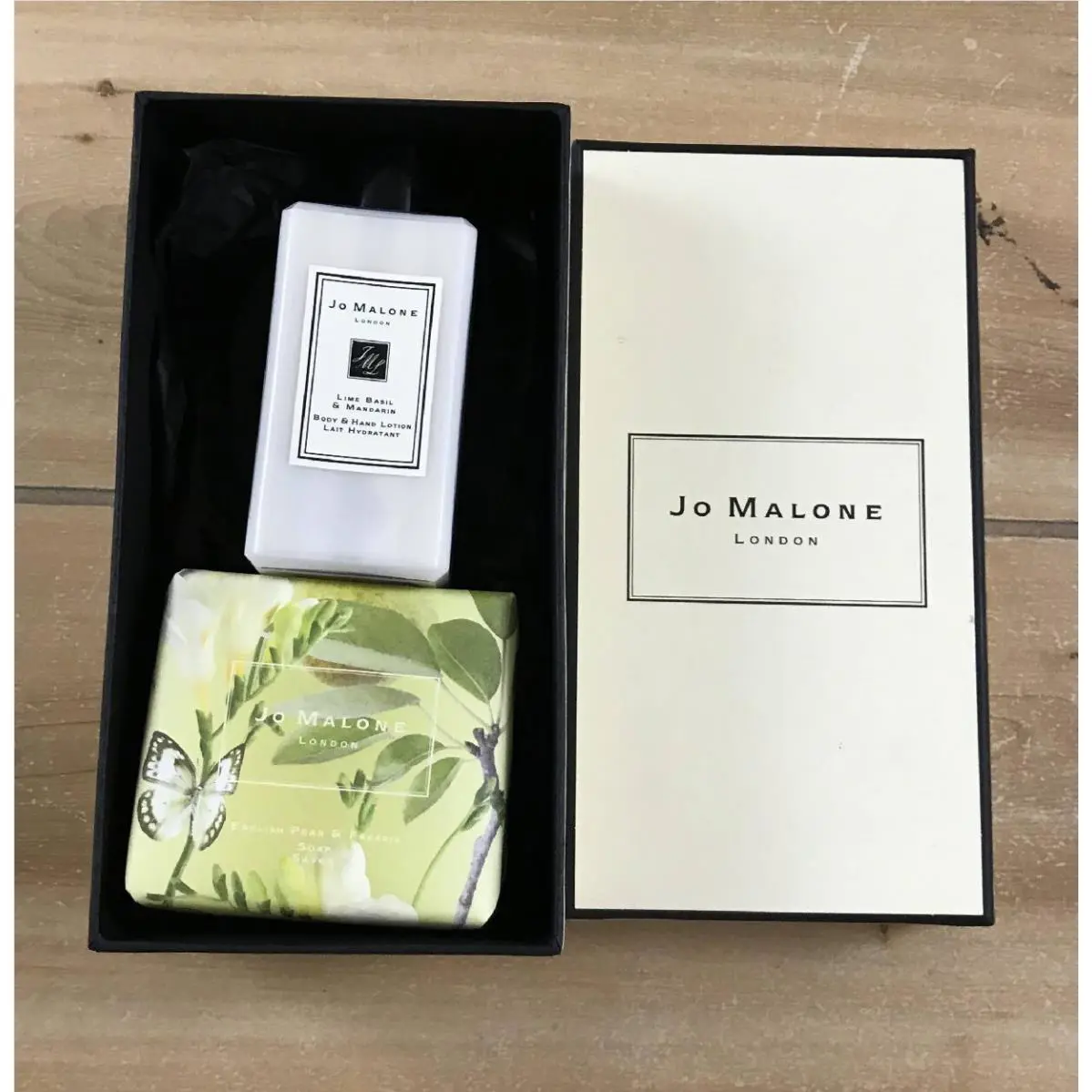 Jo Malone London 2 PC Gift Set Lime Basil Mandarin Lotion and Soap
