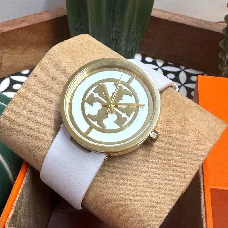 Tory Burch Reva Three-hand Leather Watch TBW4023