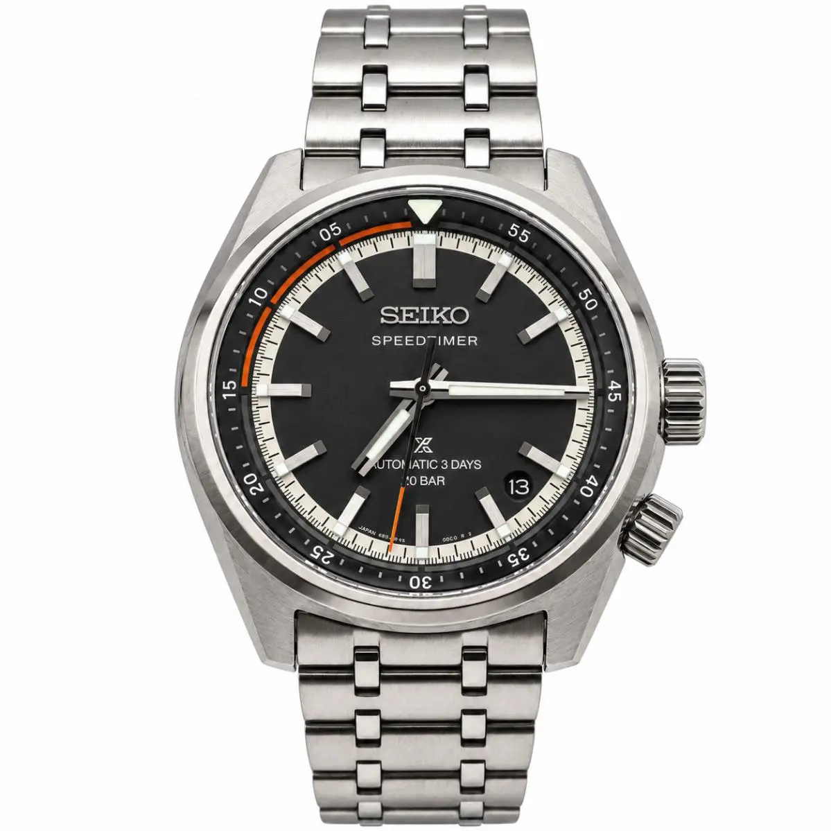 Seiko Prospex Speedtimer Black Dial Men`s Watch SPB515