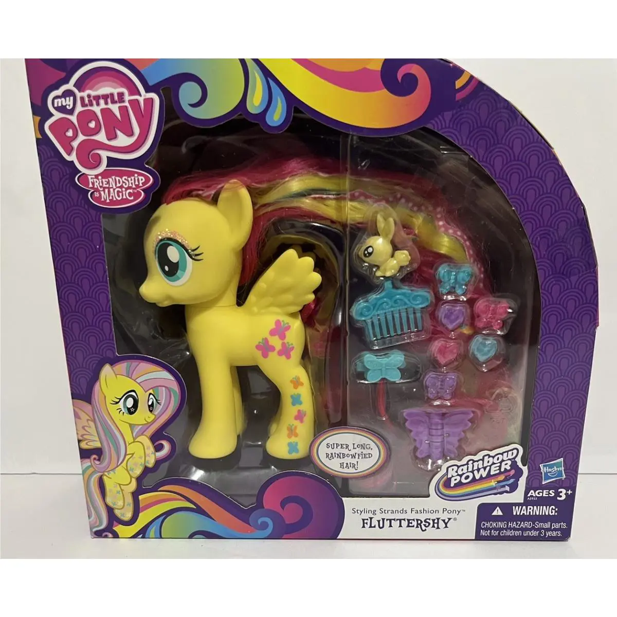 My Little Pony Styling Strands Fashion Pony Fluttershy Figure Set