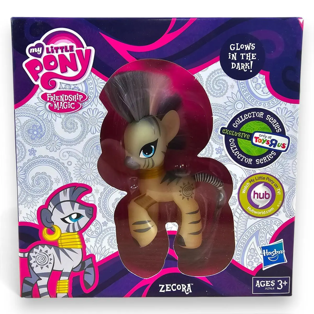 Hasbro My Little Pony Zecora Brushable Toys R Us Collector Series Glows G4 Mlp