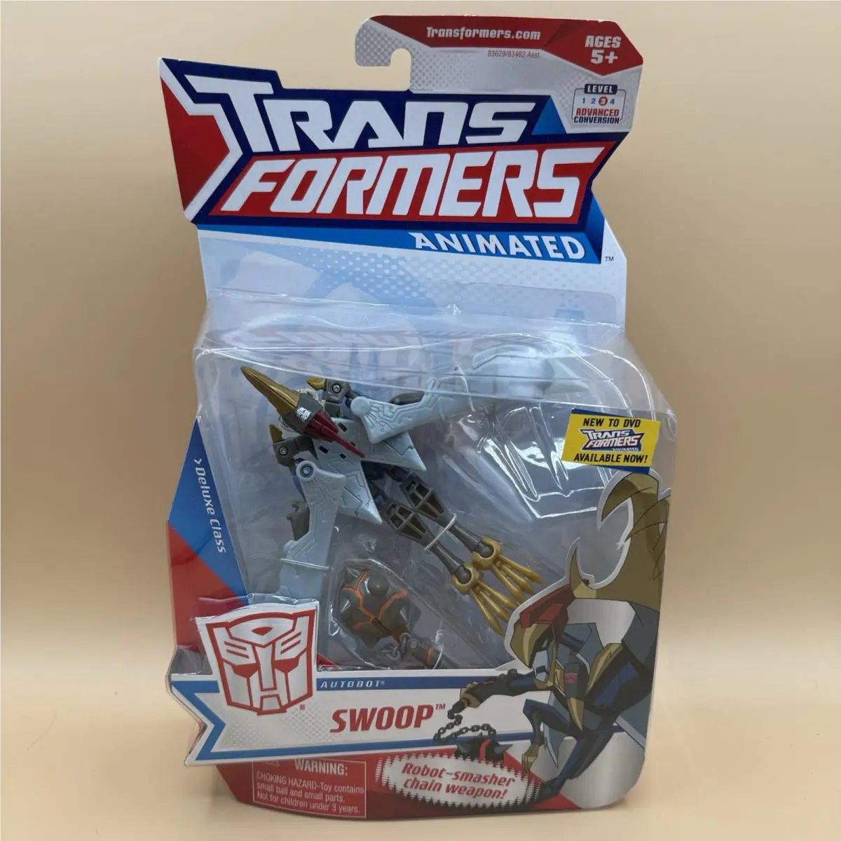 Transformers Animated Swoop Deluxe Class 2008 Hasbro Dinobot Autobot
