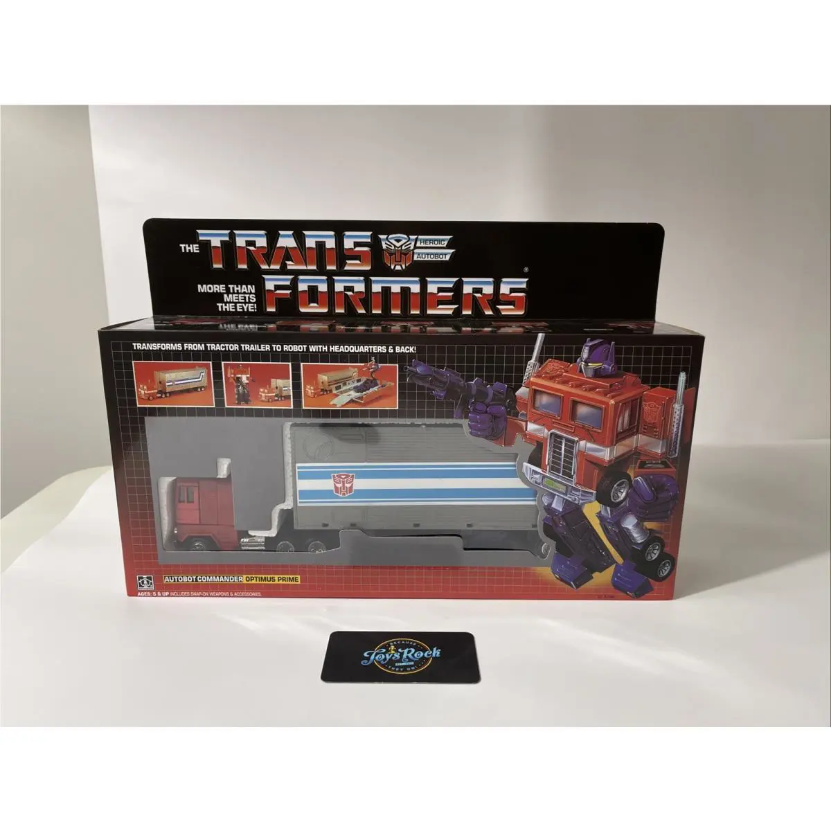 Transformers Reissue G1 Autobot Commander Optimus Prime Display Toys Usa