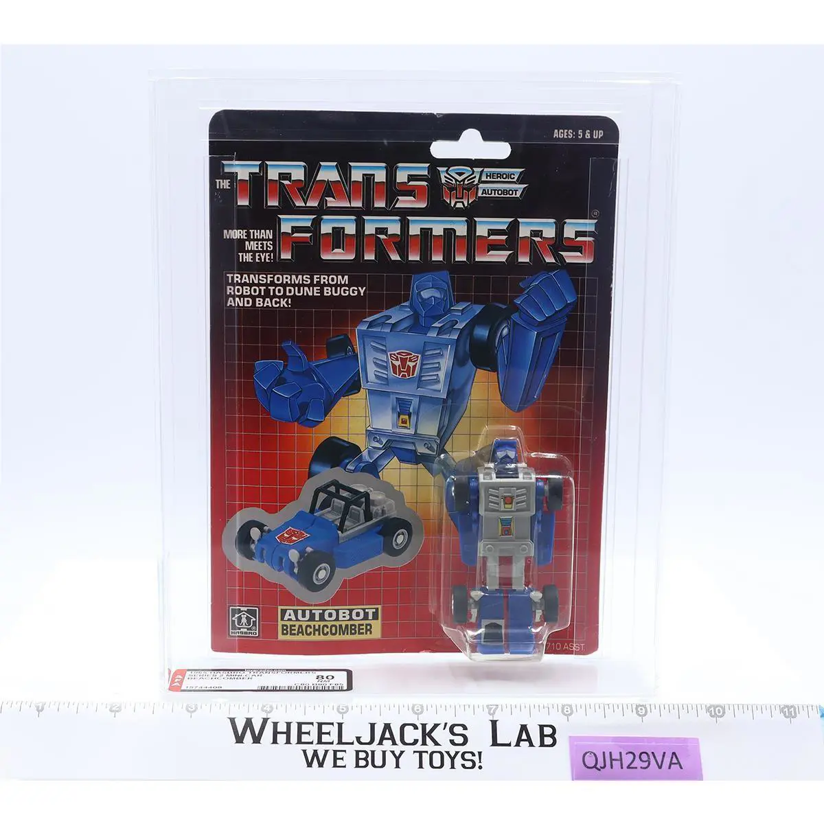 Beachcomber Afa Graded 80 80/80/85 G1 Transformers 1985 Hasbro