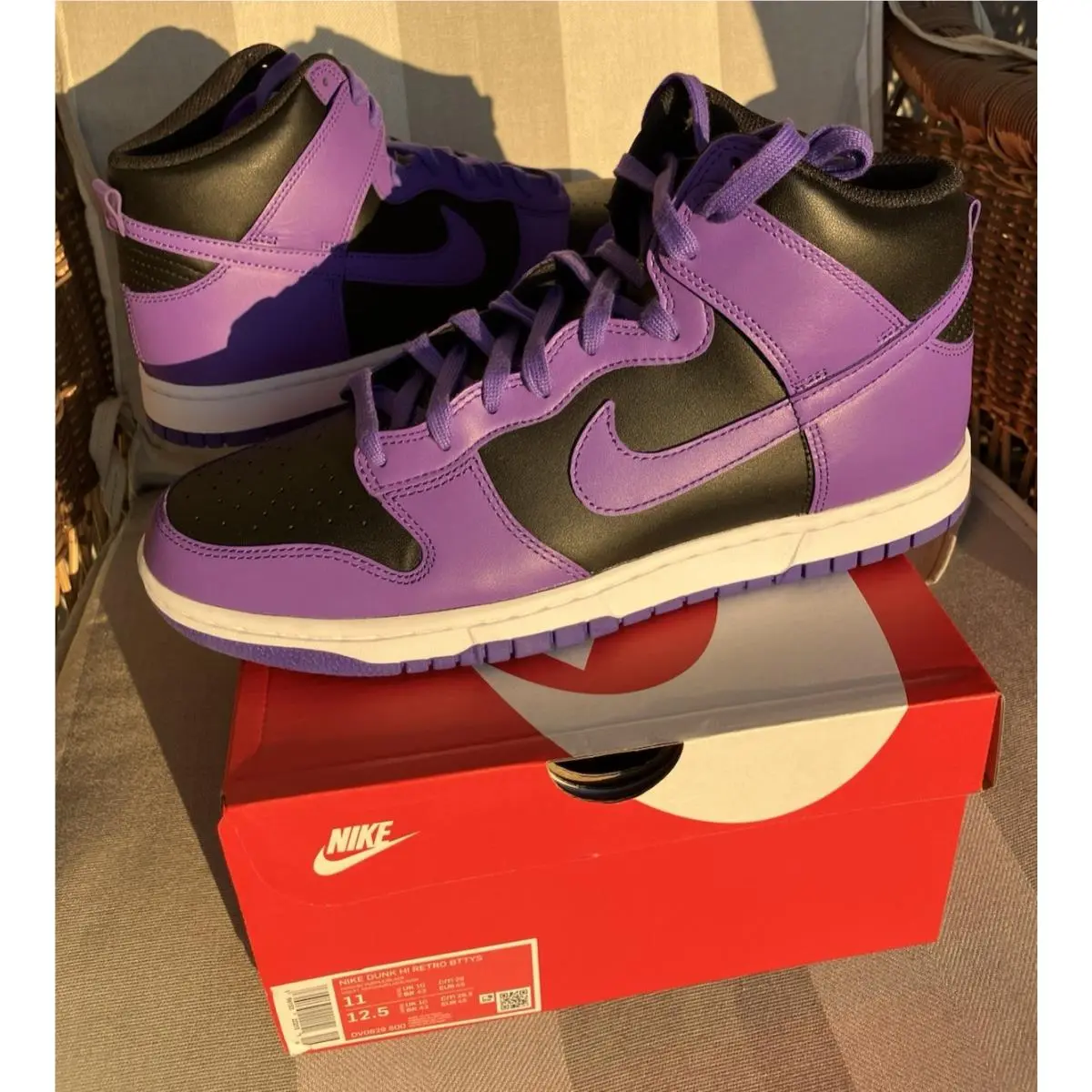 Nike Dunk High Mens Size 11 Psychic Purple Retro Bttys Tcu DV0829-500