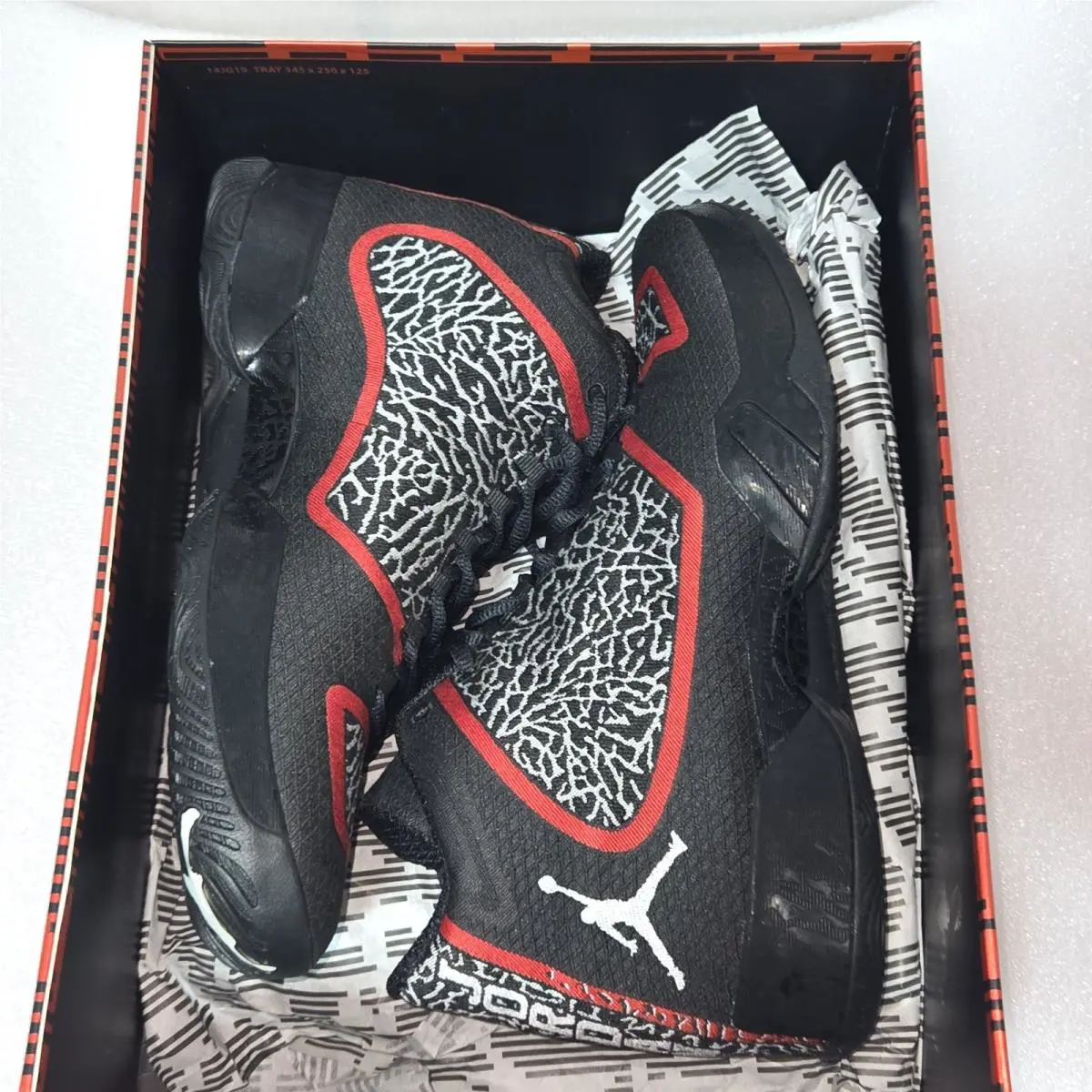 Nike shoes - Air Jordan 29 - Air - 695515-023 - Black, Manufacturer: Black/Gym Red/White 2