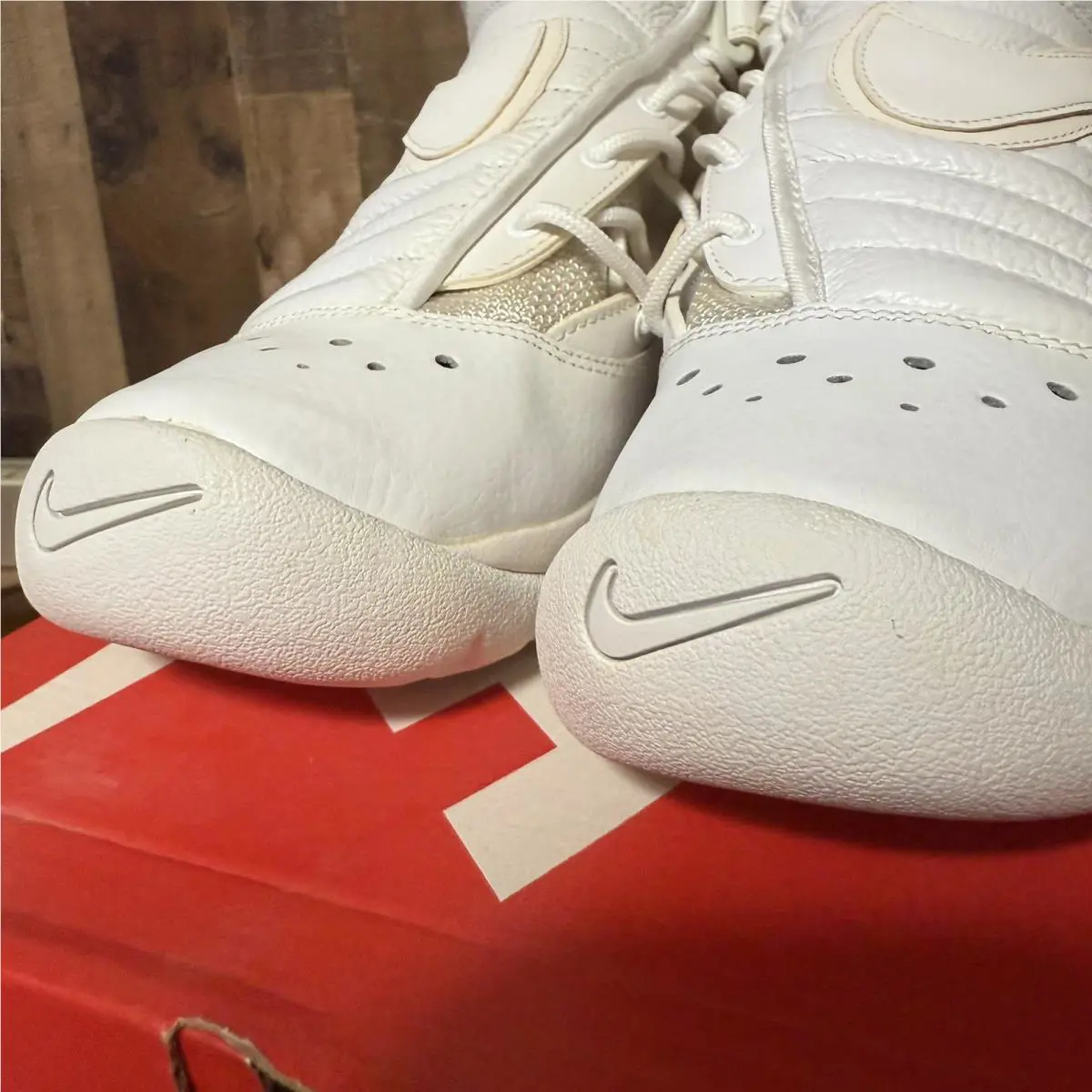 Nike shoes - Nike Air Shake Ndestrukt - Air Shake Ndestrukt - 880869-101 - White, Manufacturer: White/White-White 8