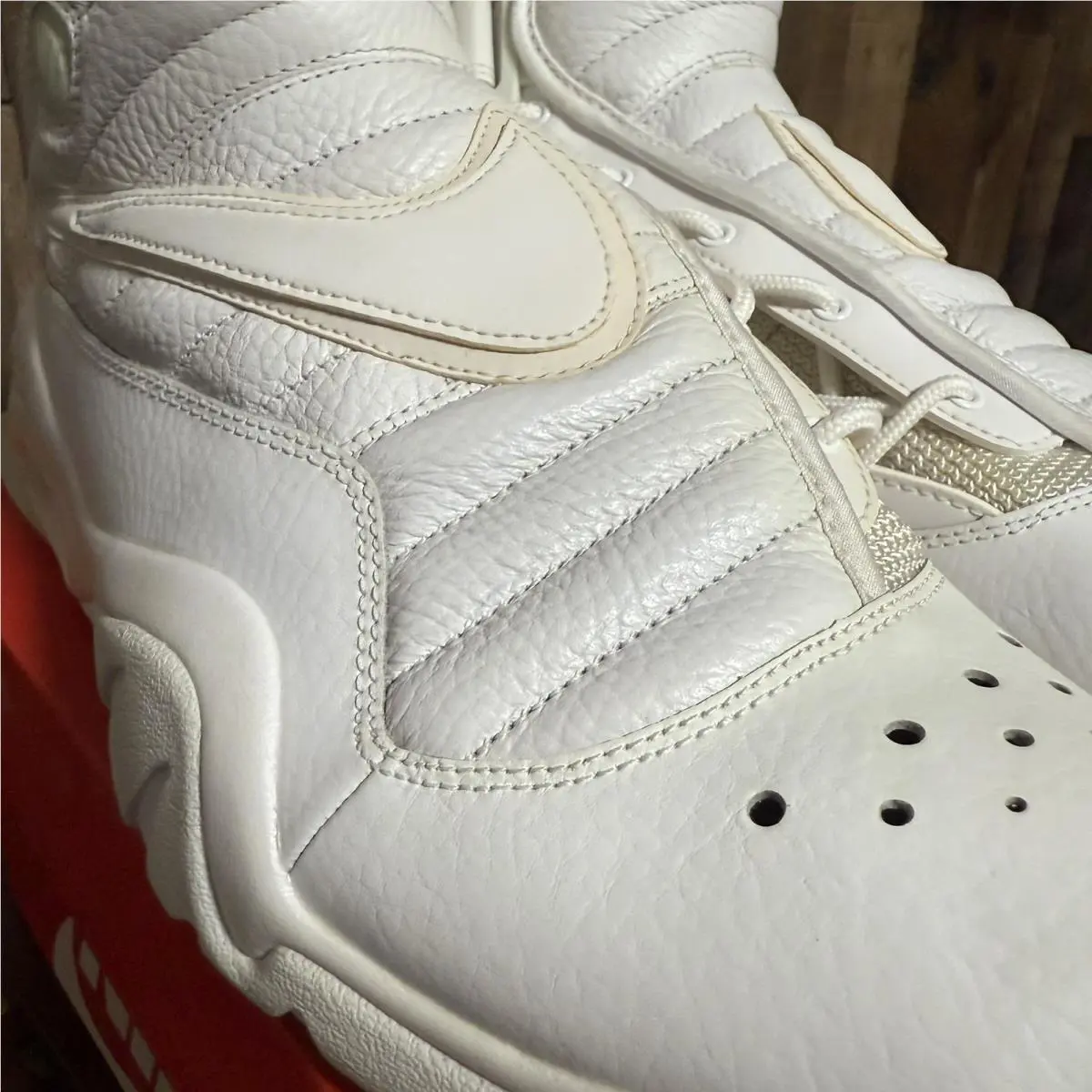 Nike shoes - Nike Air Shake Ndestrukt - Air Shake Ndestrukt - 880869-101 - White, Manufacturer: White/White-White 11