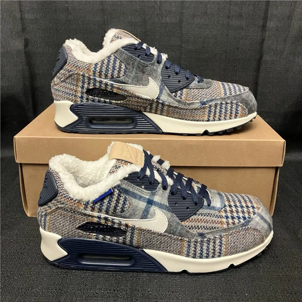 Nike shoes - Air Max 90 Pendleton - Air Max Pendleton - Blue Tan Wolf Grey 5