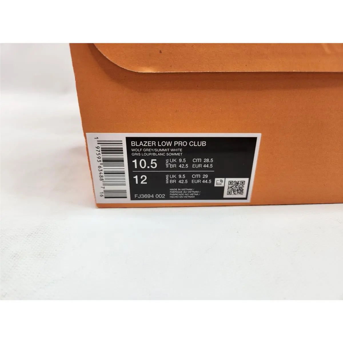 Nike shoes - Nike Blazer - Blazer - FJ3694-002 - Gray (UPC: 197593634887) 0