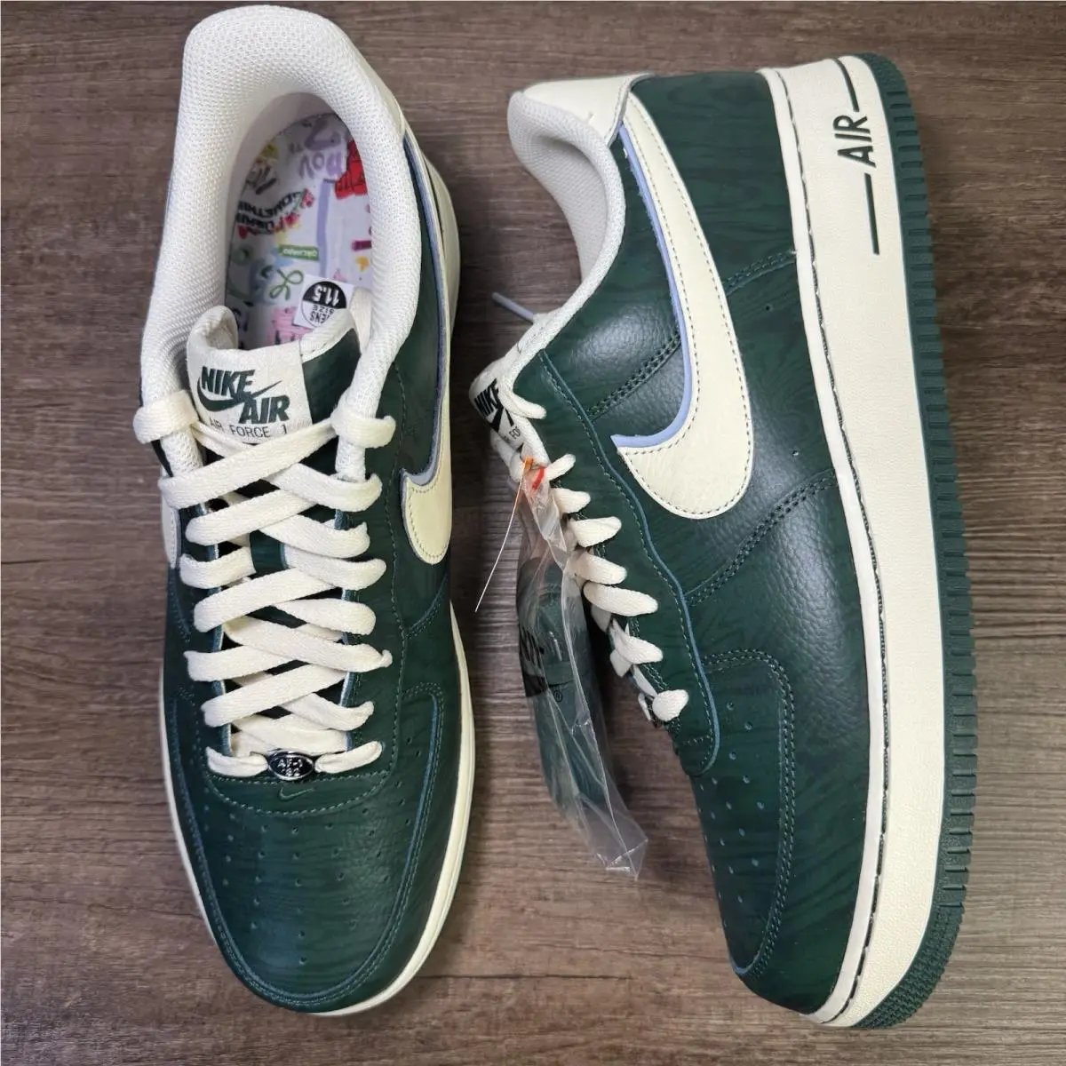Nike Air Force 1 Low ‘laams Please Post Bills’ Mens Size 11.5 IM6604-323 B-grade