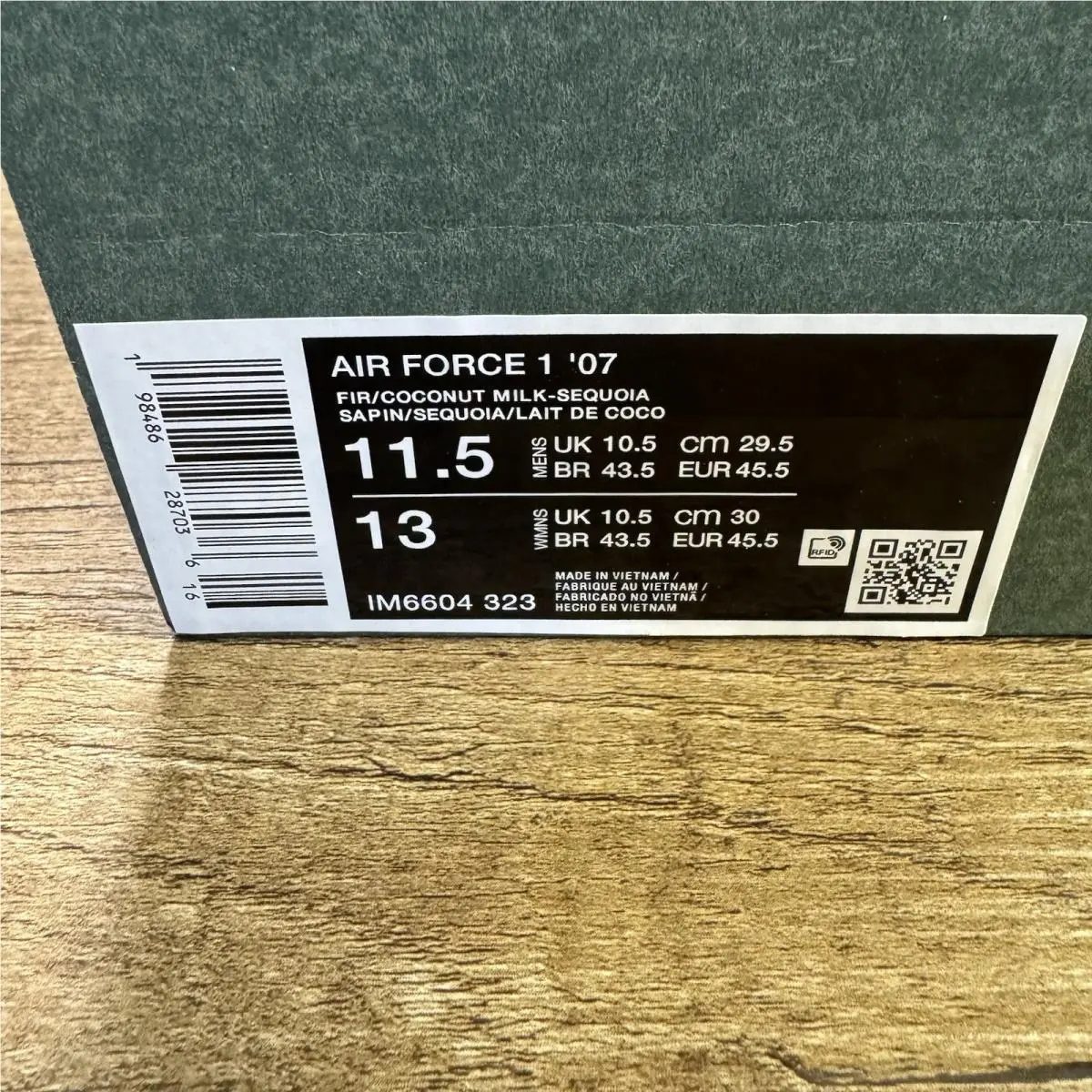 Nike shoes - Nike Air Force 1 - Air Force - IM6604-323 - Black 0