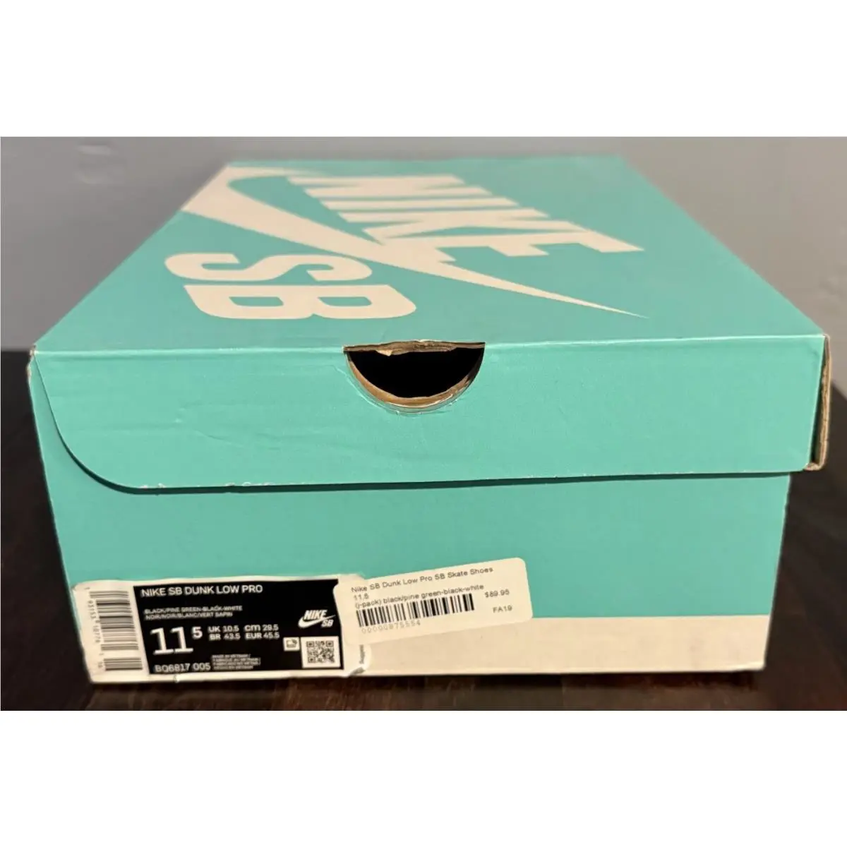 Nike shoes - Nike SB Dunk - Dunk - BQ6817-005 - Black 1