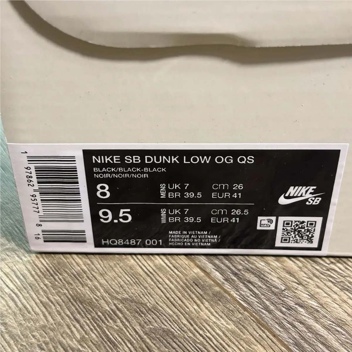 Nike shoes - Supreme - Supreme - HQ8487-001 - Black 7