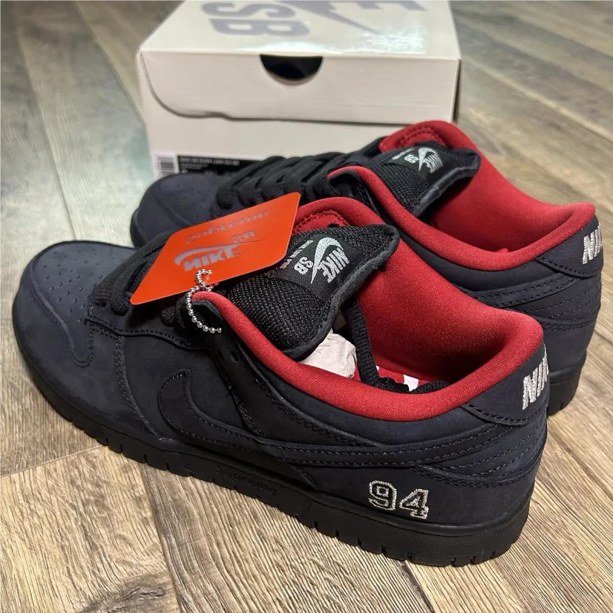 Nike shoes - Supreme - Supreme - HQ8487-001 - Black 4