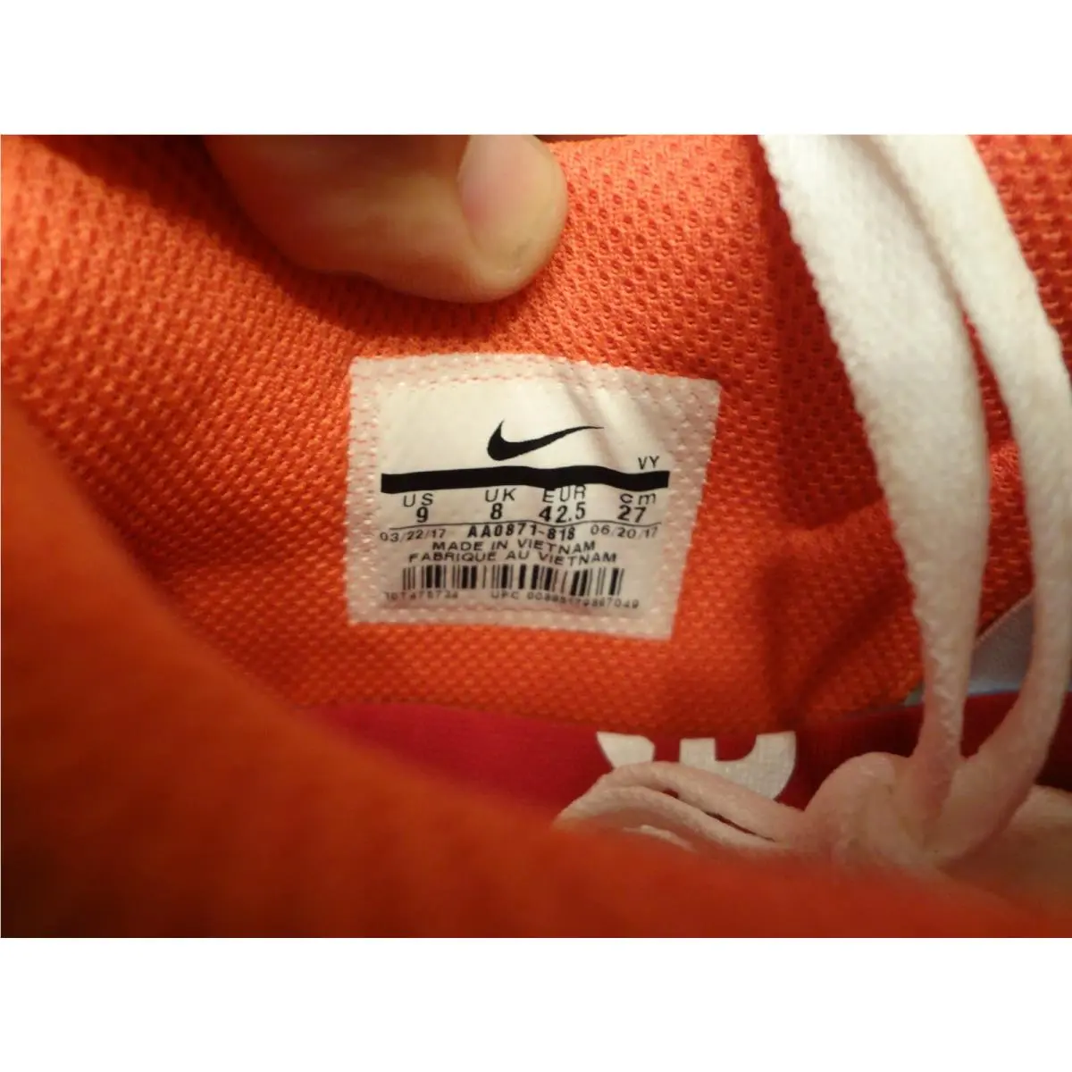 Nike shoes - Nike SB Air Force - Air Force - AA0871-818 - Orange 6