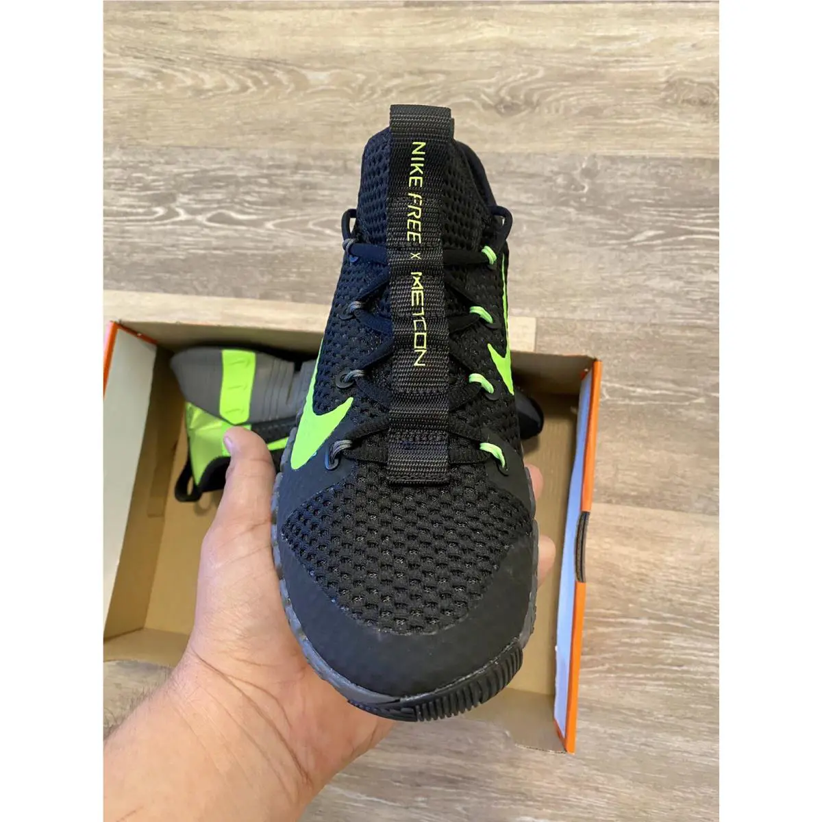 Nike shoes - Nike Free Metcon 3 RW - CZ6722-003 - Black-Electric Green (UPC: 194497315683) 3