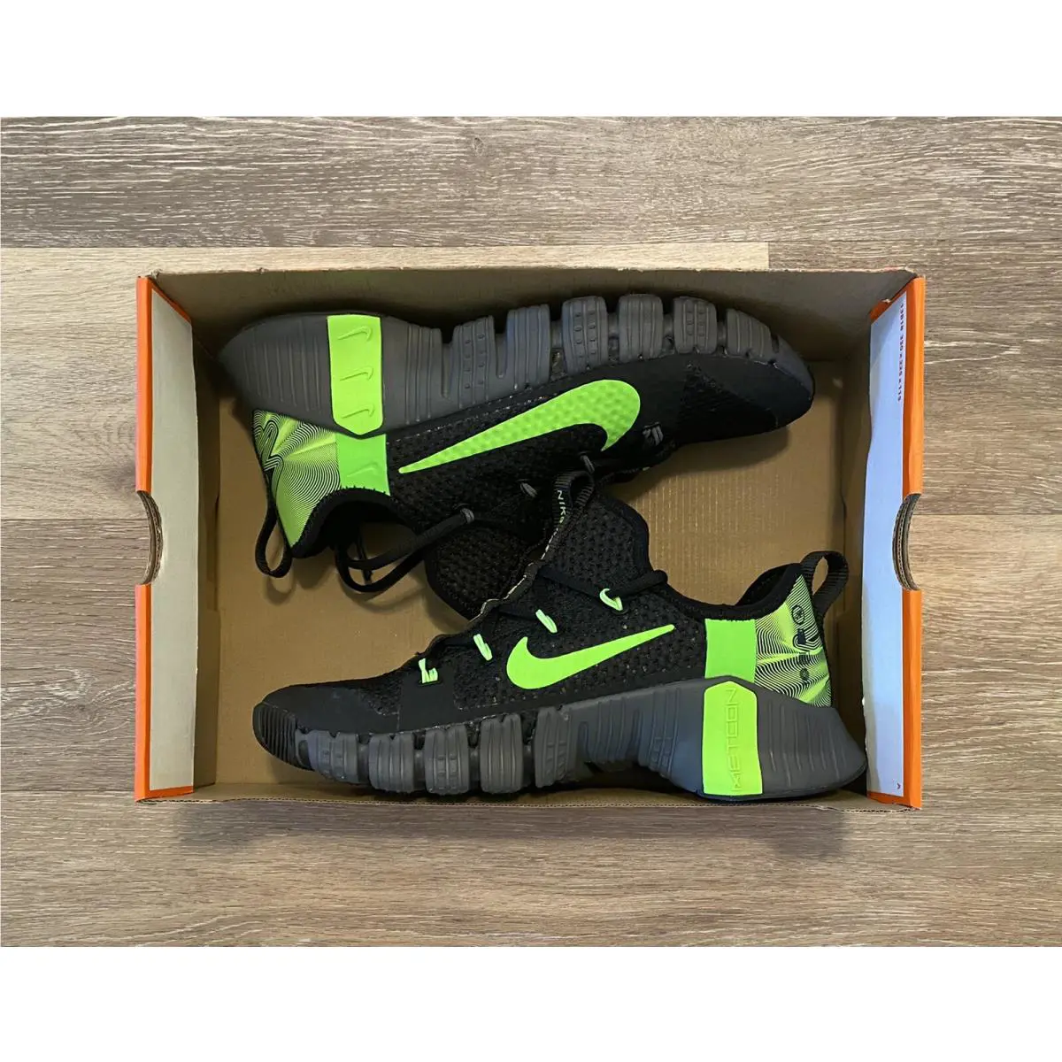 Nike shoes - Nike Free Metcon 3 RW - CZ6722-003 - Black-Electric Green (UPC: 194497315683) 5
