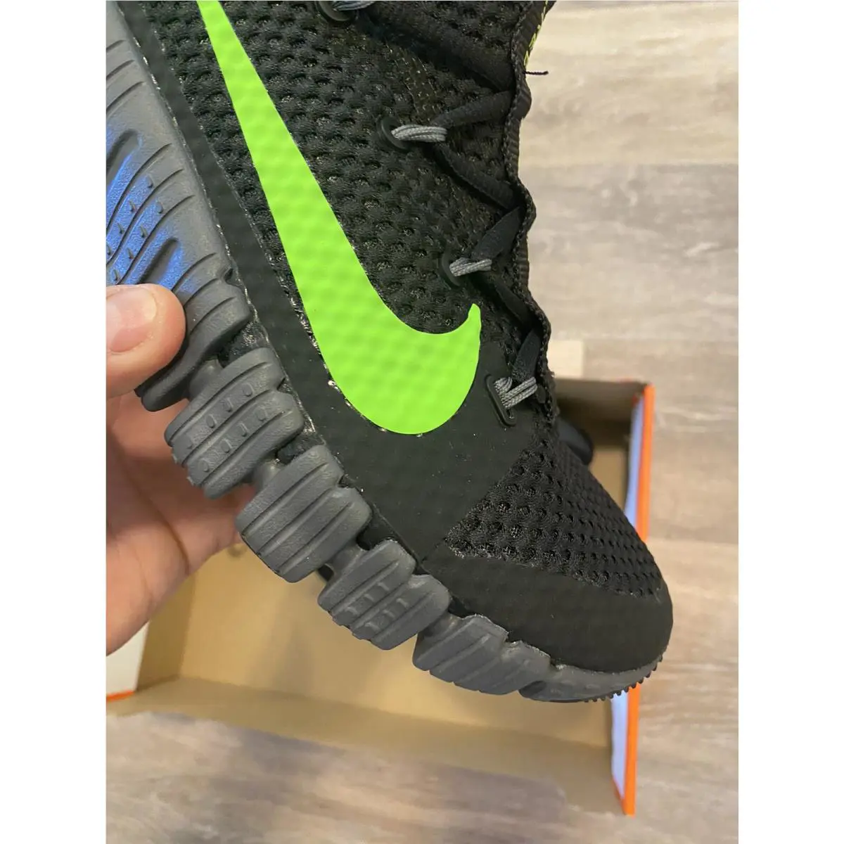 Nike shoes - Nike Free Metcon 3 RW - CZ6722-003 - Black-Electric Green (UPC: 194497315683) 6
