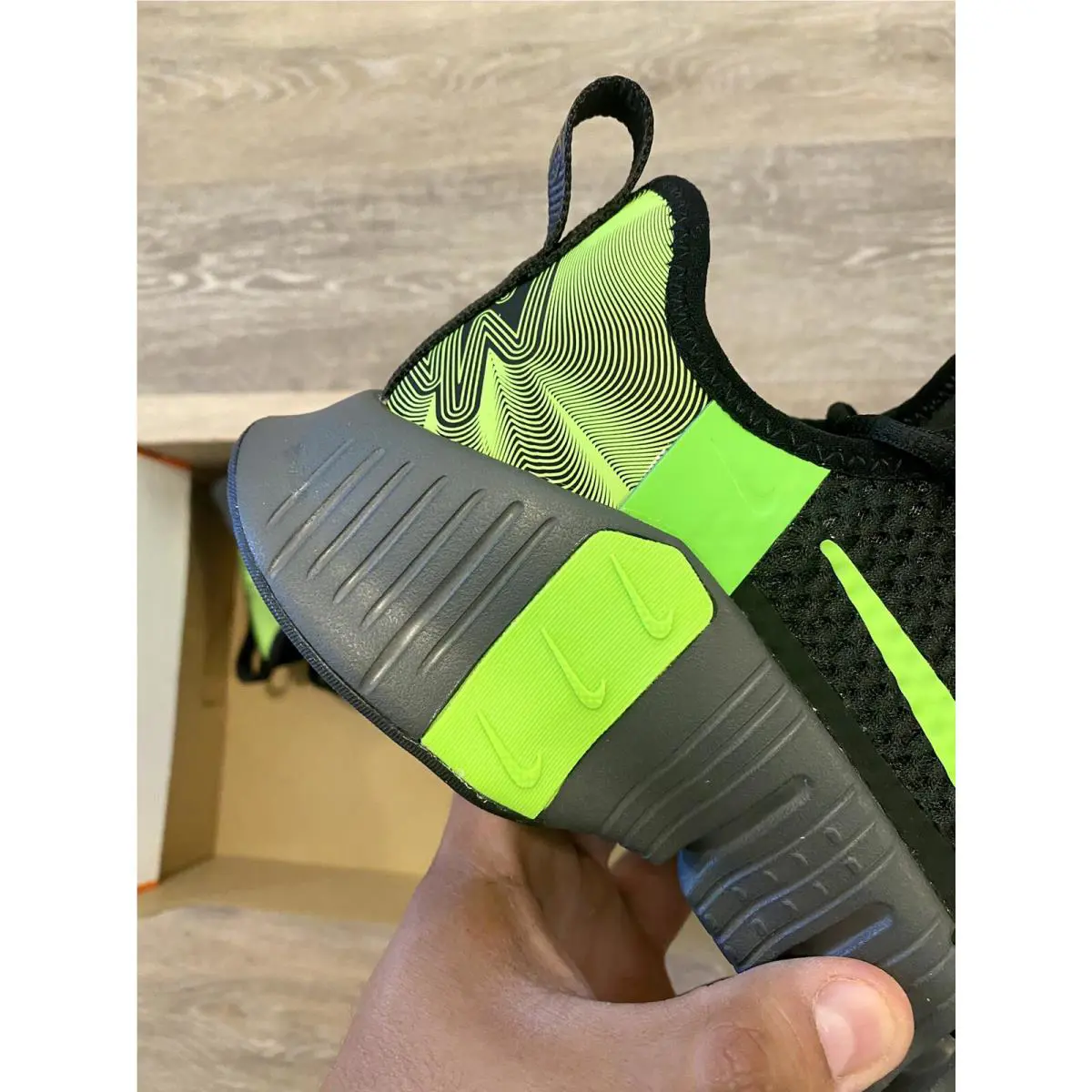 Nike shoes - Nike Free Metcon 3 RW - CZ6722-003 - Black-Electric Green (UPC: 194497315683) 7