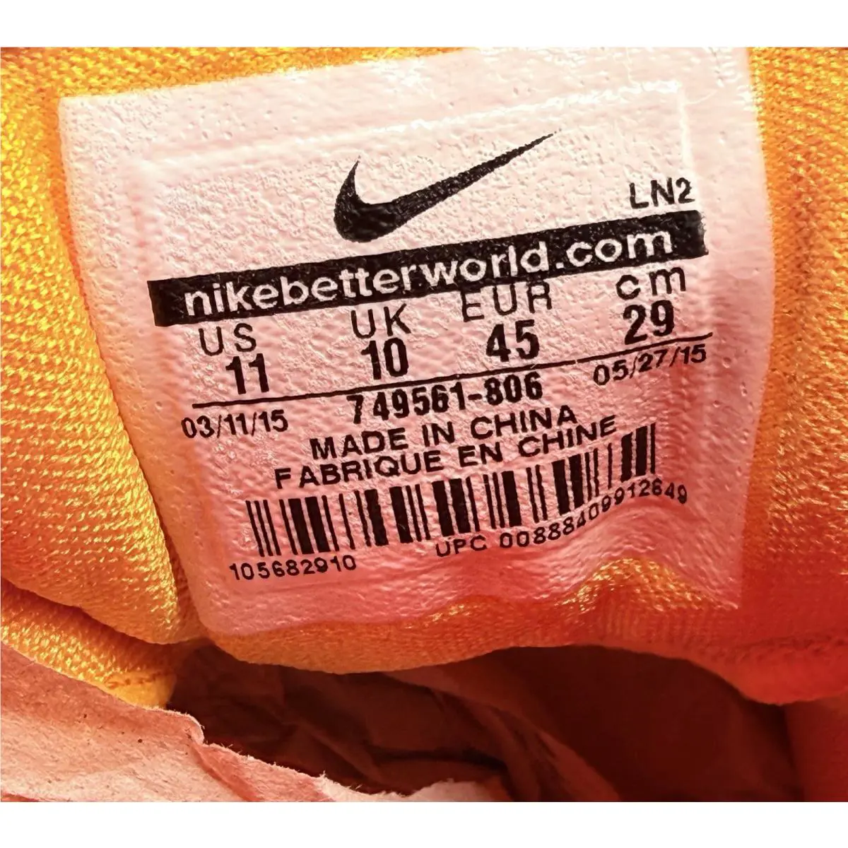 Nike shoes - Nike Hyperdunk 2015 - Hyperdunk - 749561 806 - Orange 4