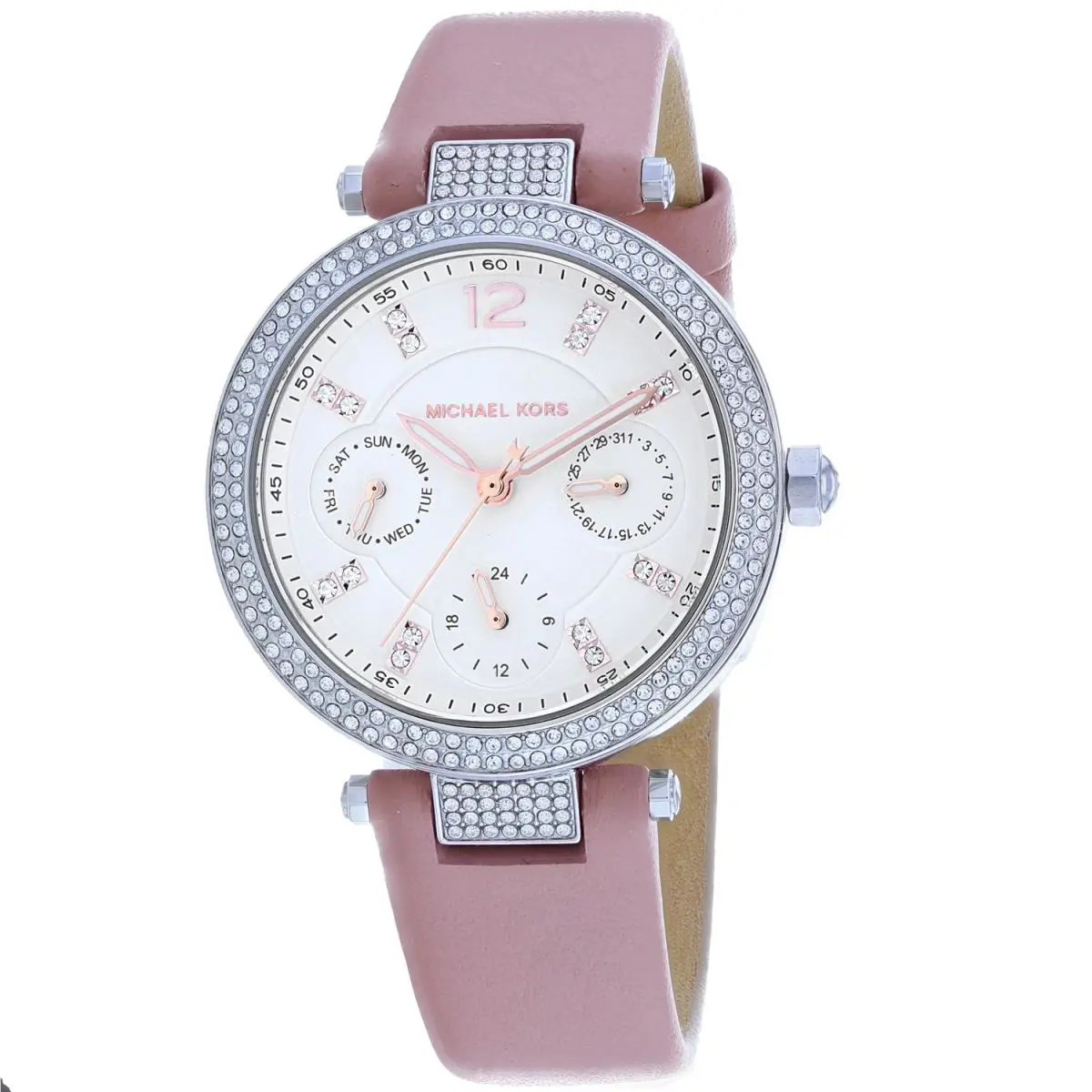 Michael Kors Women`s Parker White Dial Watch - MK2914