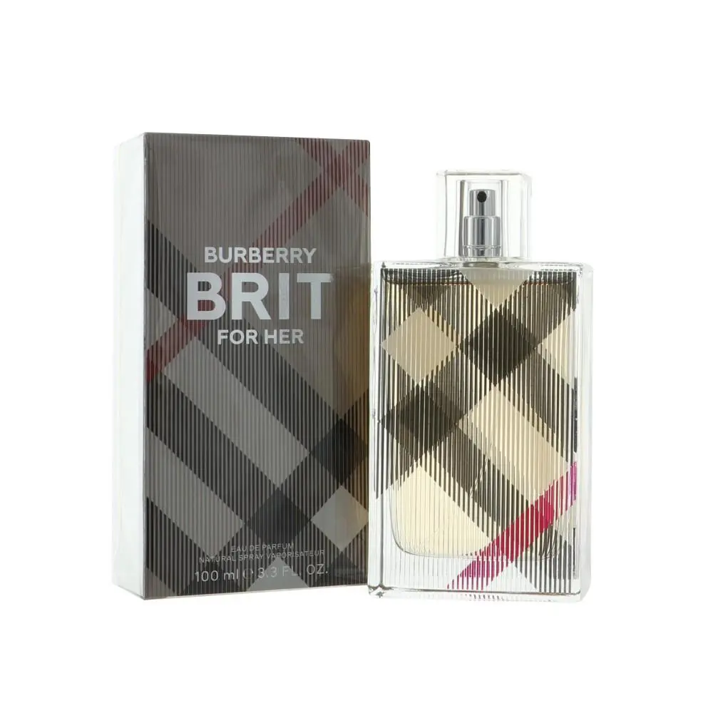 Burberry Brit 3.3 Oz Eau De Parfum Spray by Burberry Box For Women