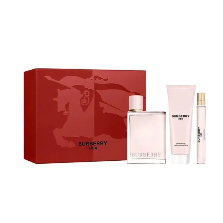 Burberry Her Women`s Eau de Parfum Gift Set - 3 Pack