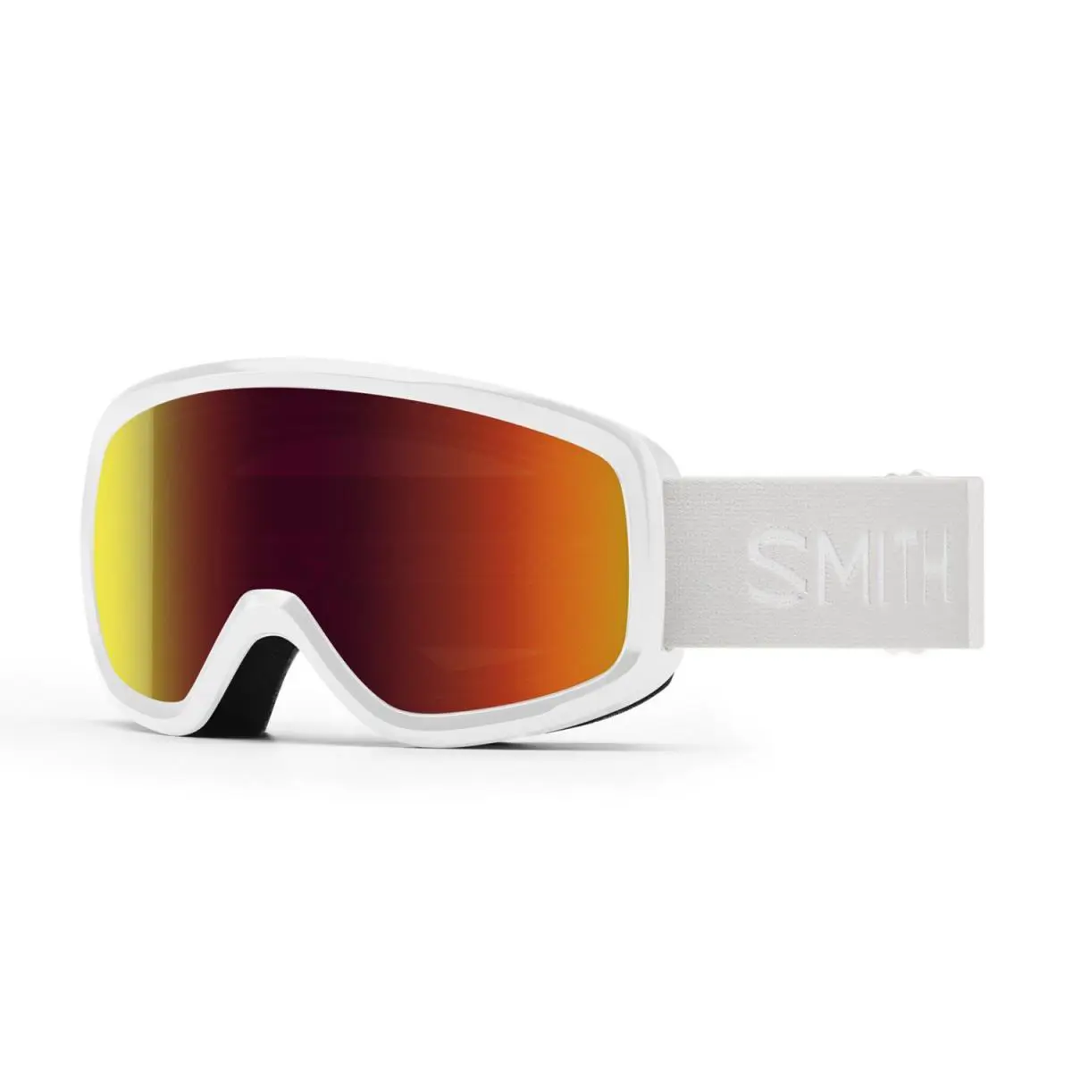Smith Snowday Kids Ski / Snow Goggles White Frame Red Sol-x Mirror Lens Otg