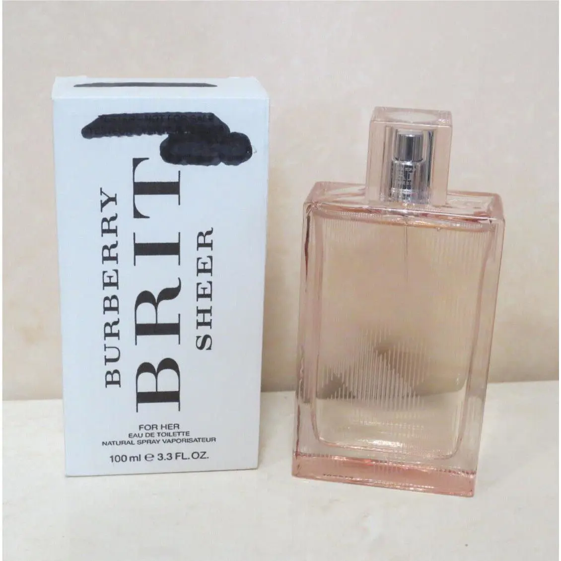 Burberry Brit Sheer For Her Eau DE Toilette Spray 3.3 OZ
