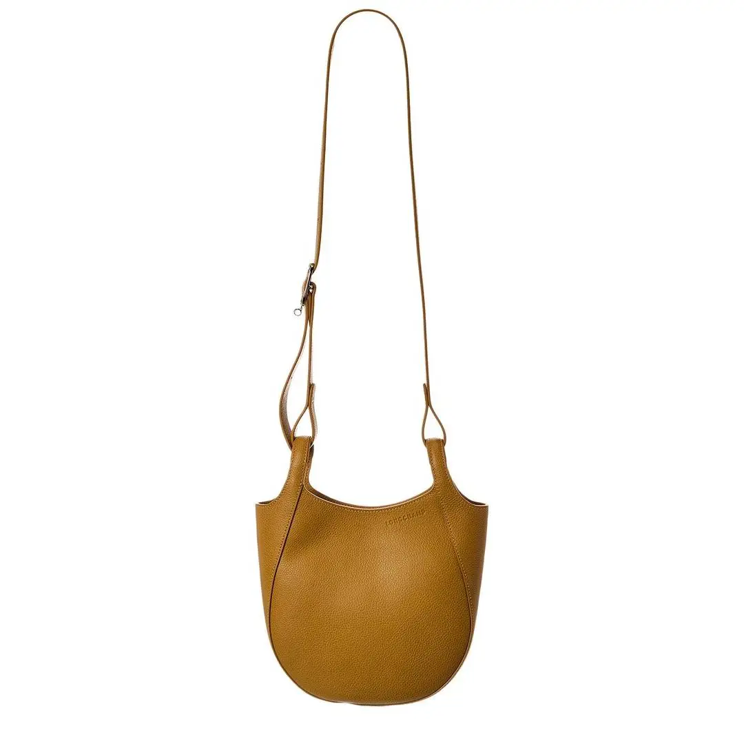 Longchamp Le Foulonn Leather Crossbody Women`s Brown