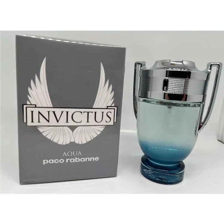 Aqua Invictus Paco Rabanne 3.4 FL oz / 100 ML Eau De Toilette Spray Box