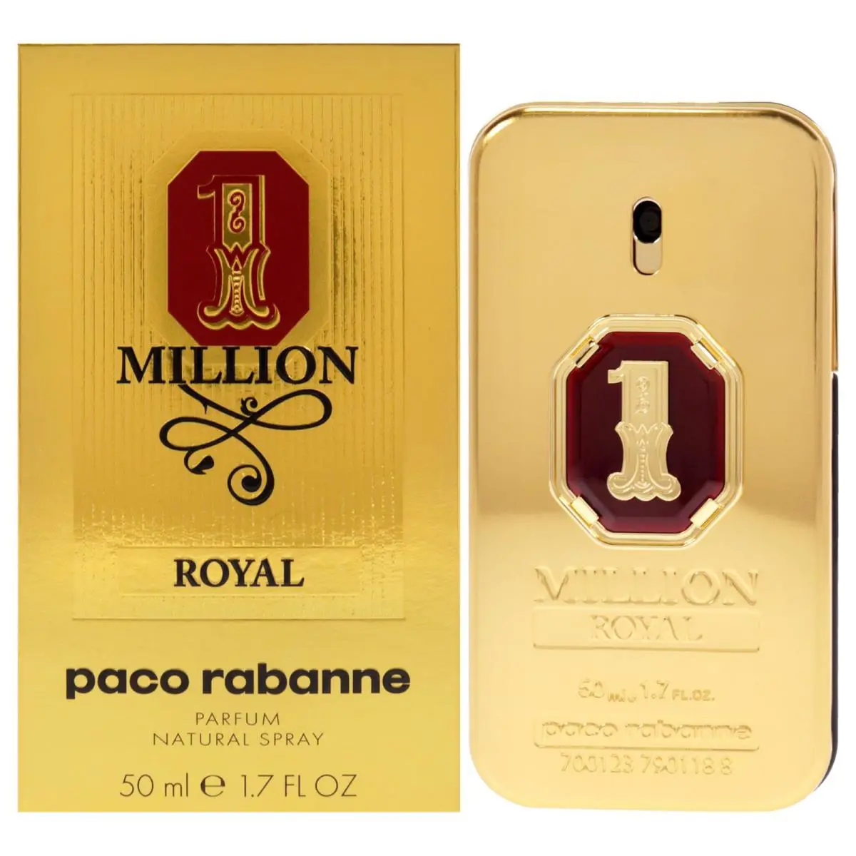 1 Million Royal by Paco Rabanne For Men - 1.7 oz Parfum Spray