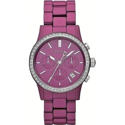 Dkny NY8323 Purple Chronograph Ladies Quartz Watch by DKNY