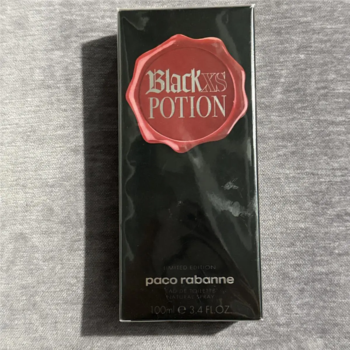 Men Paco Rabanne Black XS Potion 3.4oz Edt Limited Edition