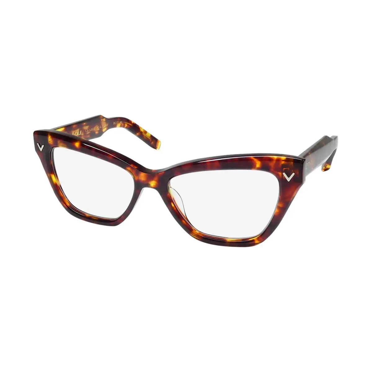 V-tale VLX-140 Cat Eye Eyeglass Frame/glasses Retro 50S/60S Look Rare Tortoise / Gold by Valentino