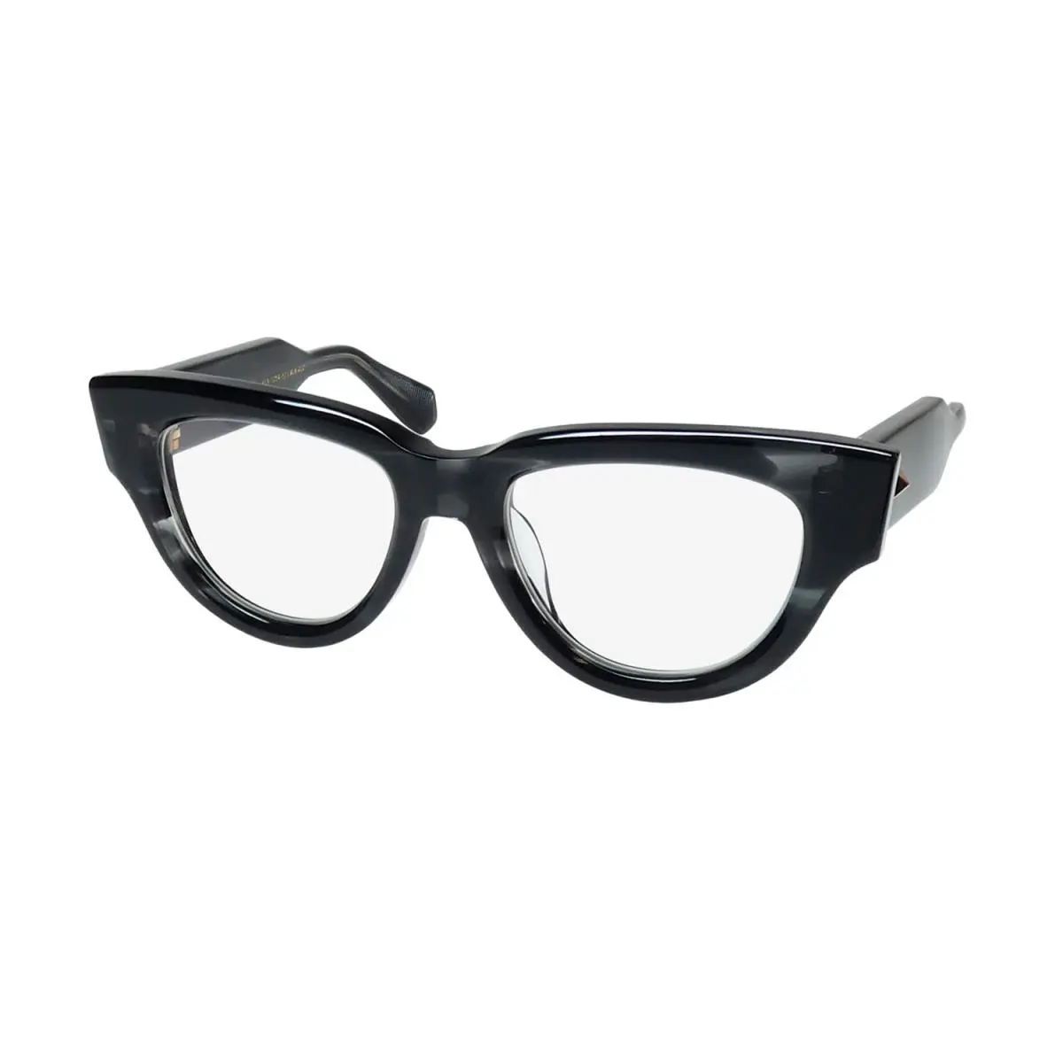 V-essential Iii VLX-125 Cat Eye Eyeglass Frame/glasses Womens Black / Gold by Valentino