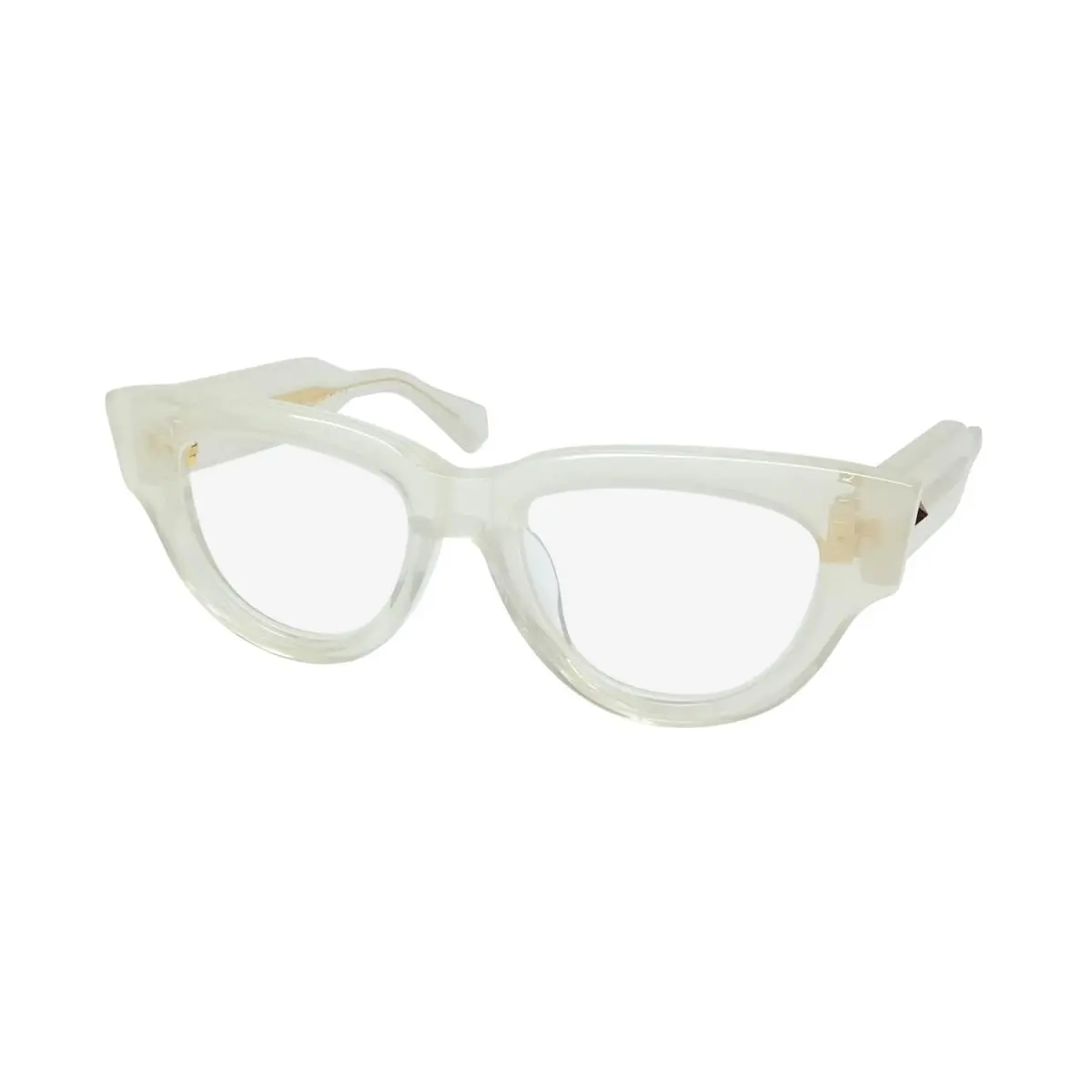 V-essential Iii VLX-125 Cat Eye Eyeglass Frame/glasses Womens White / Gold by Valentino