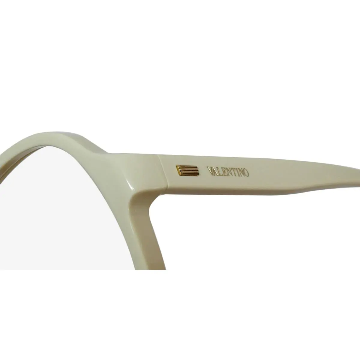 Valentino eyeglasses  - Ivory / Gold, Frame: Beige 12