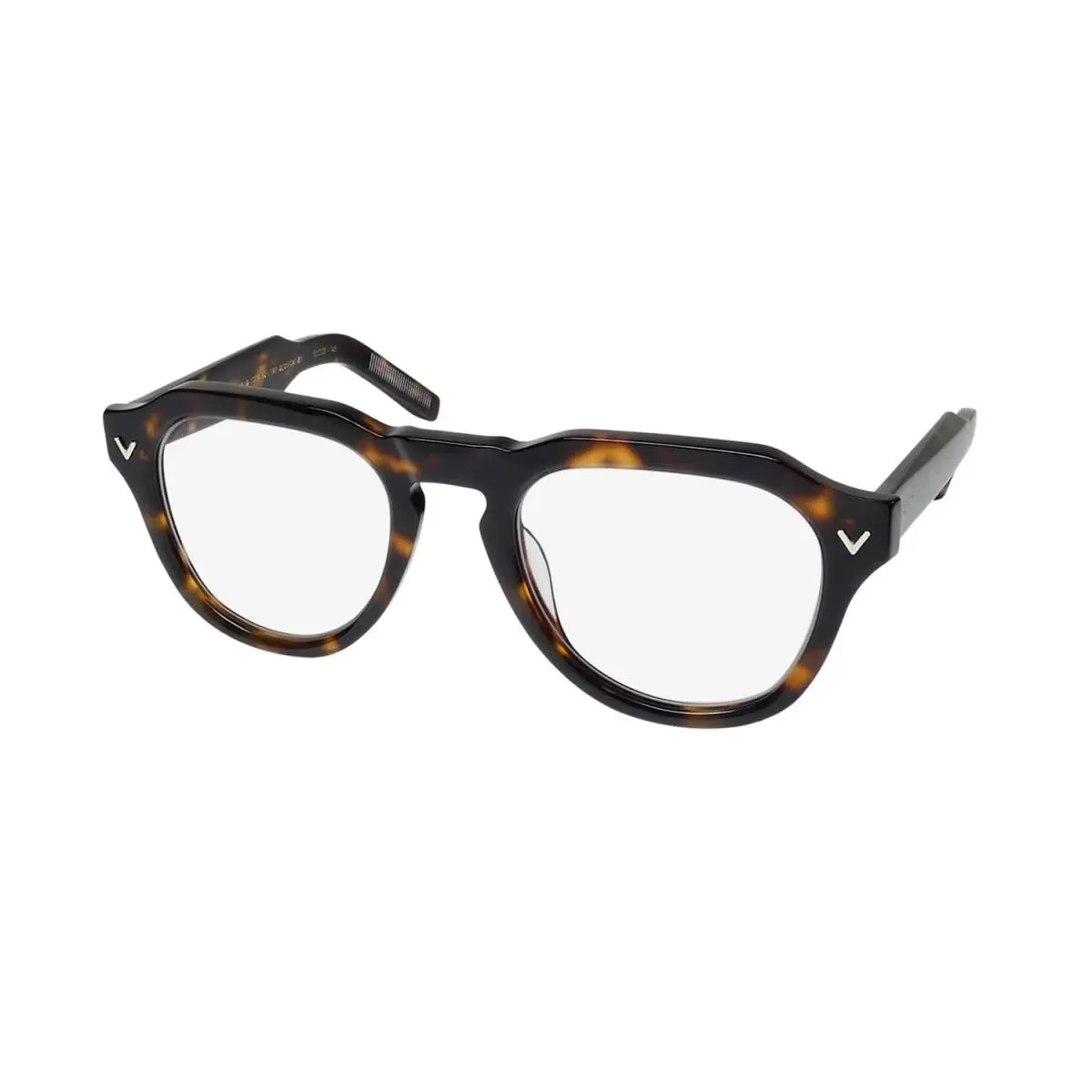 Valentino V-tale II VLX-139 Glasses 52-22-145 Full-rim Tortoise Plastic Mens