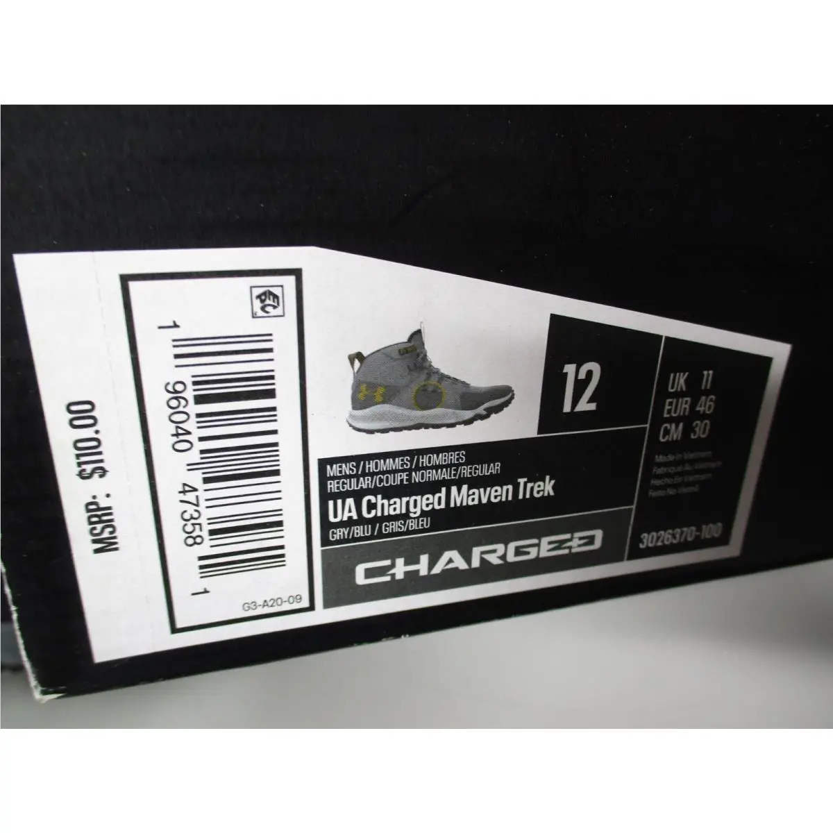 Under Armour shoes - Under Armour Charged Maven Trek - 3026370-100 - Gray 7