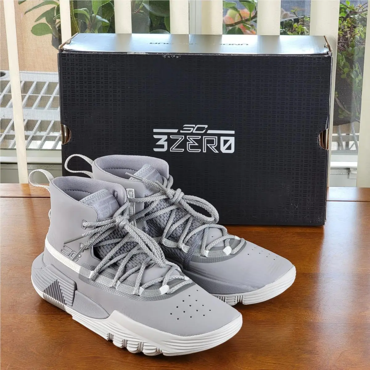 UA Bgs SC 3Zero II Boys 3020424-101 Gray Size 5Y by Under Armour