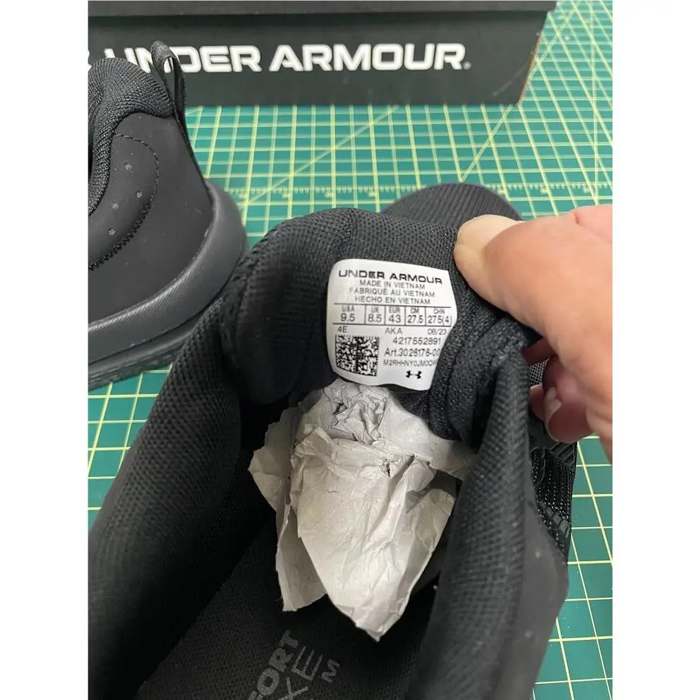 Under Armour shoes - Under Armour Charged Assert 10 - 3026176-002 - Black 4