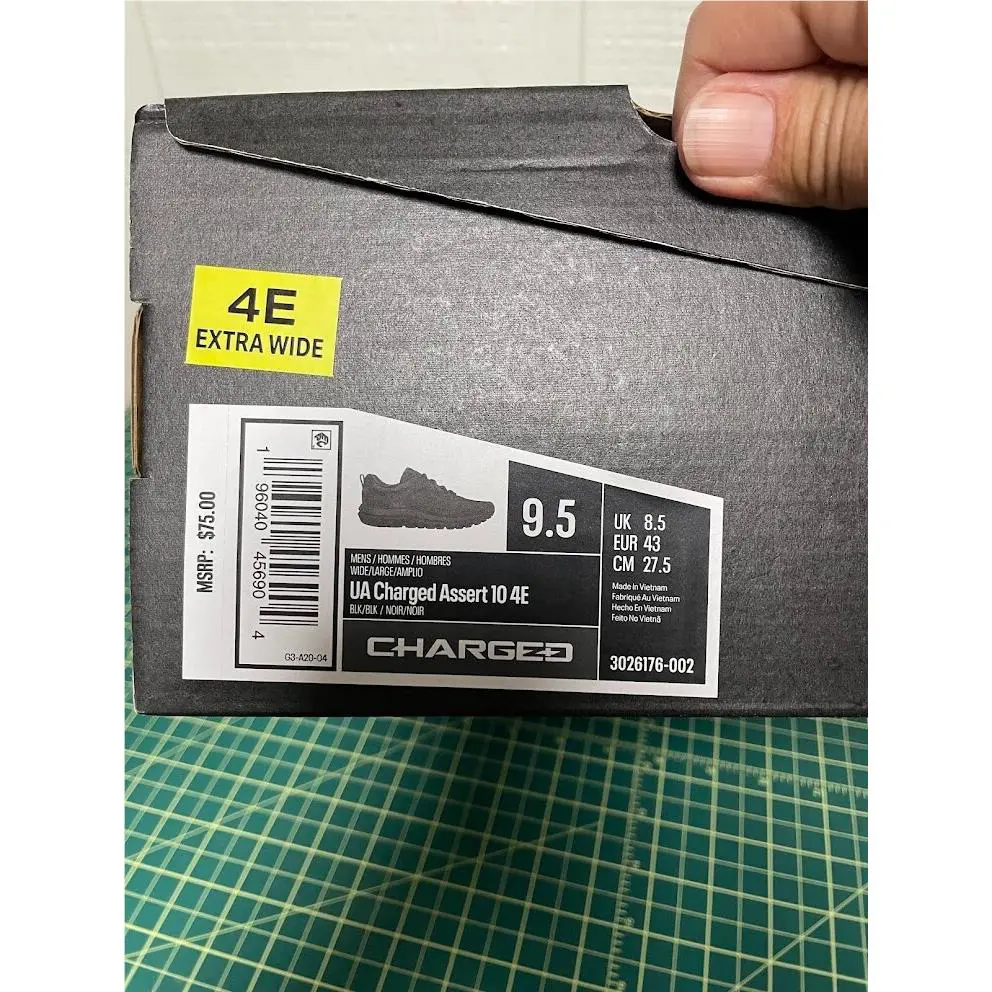 Under Armour shoes - Under Armour Charged Assert 10 - 3026176-002 - Black 6